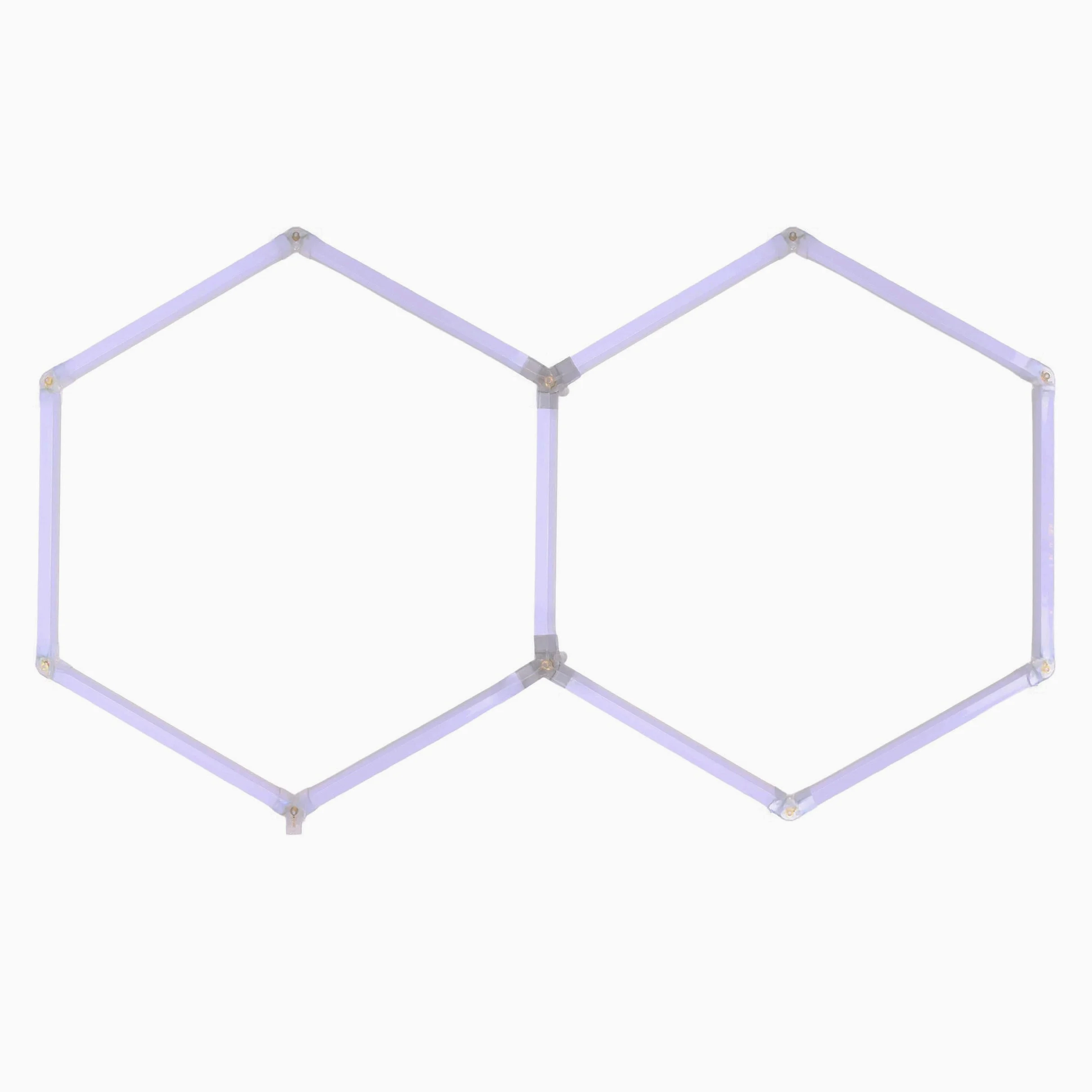 EinParts EPHCL02 lampa LED Hexagon 95x163 cm 2 moduły 9680 lm 6500K zimna biel do garażu warsztatu detailingu
