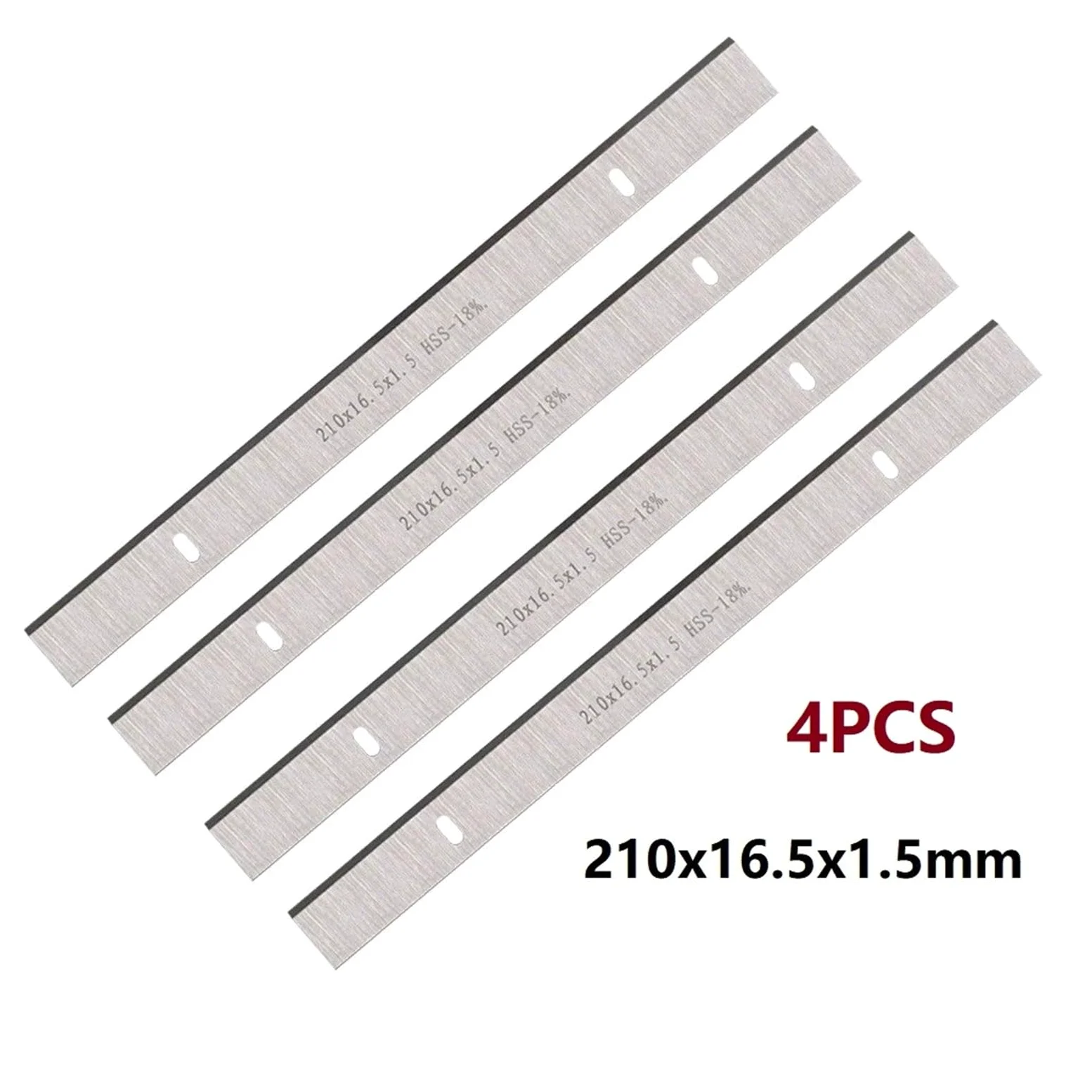4 sztuk 8 "grubość HSS ostrze strugarki 210x16.5x1.5mm elektronarzędzie do strugarki do drewna nadaje się do ERBAUER 052 BTE i PB02