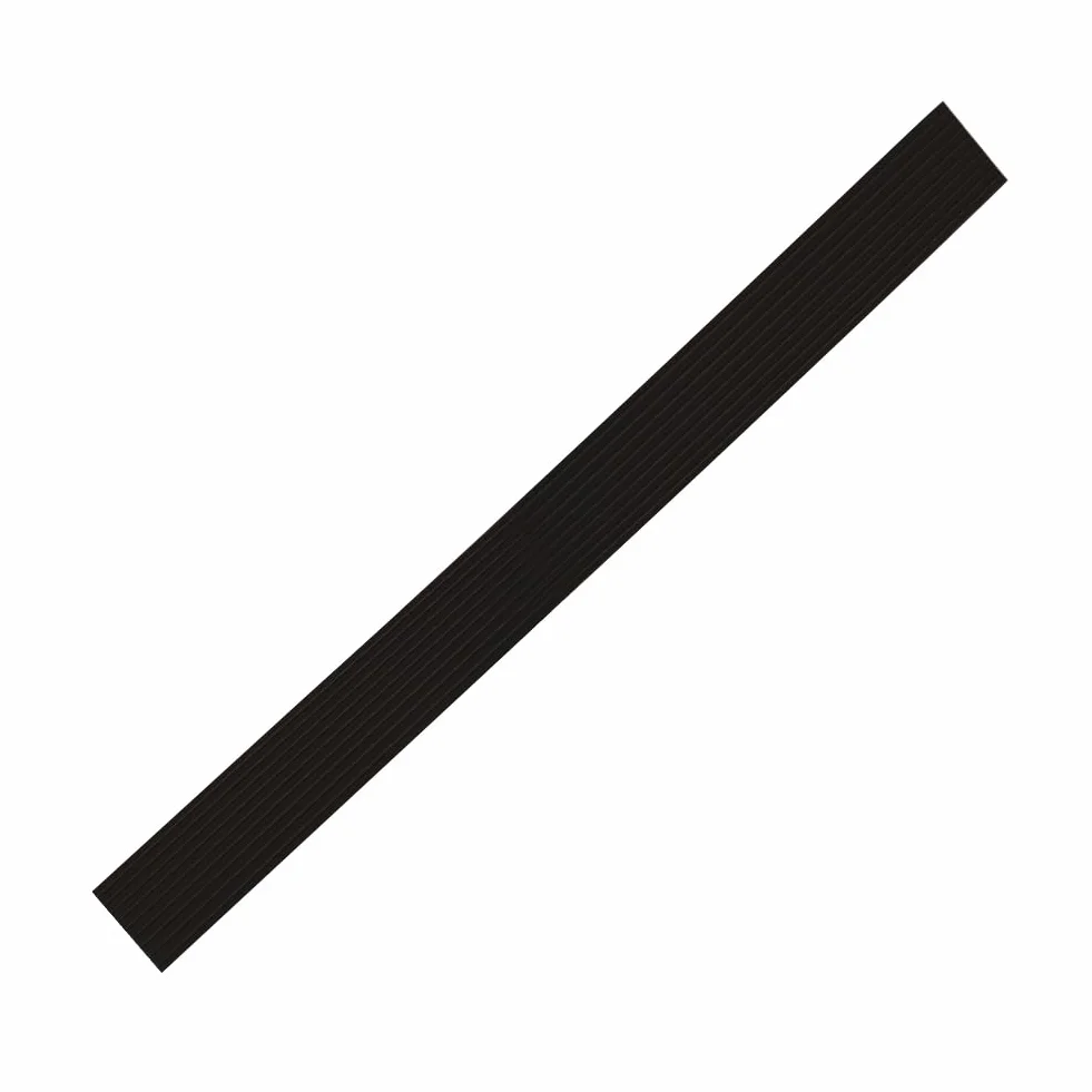 CEWROM Rampa progowa do drzwi, 100 x 5,5 x 1,6 cm, rampa dla wózków inwalidzkich, PCW, listwa przejściowa, antypoślizgowa powierzchnia, rampa krawężnikowa do chodzików, wózka inwalidzkiego, skutera i