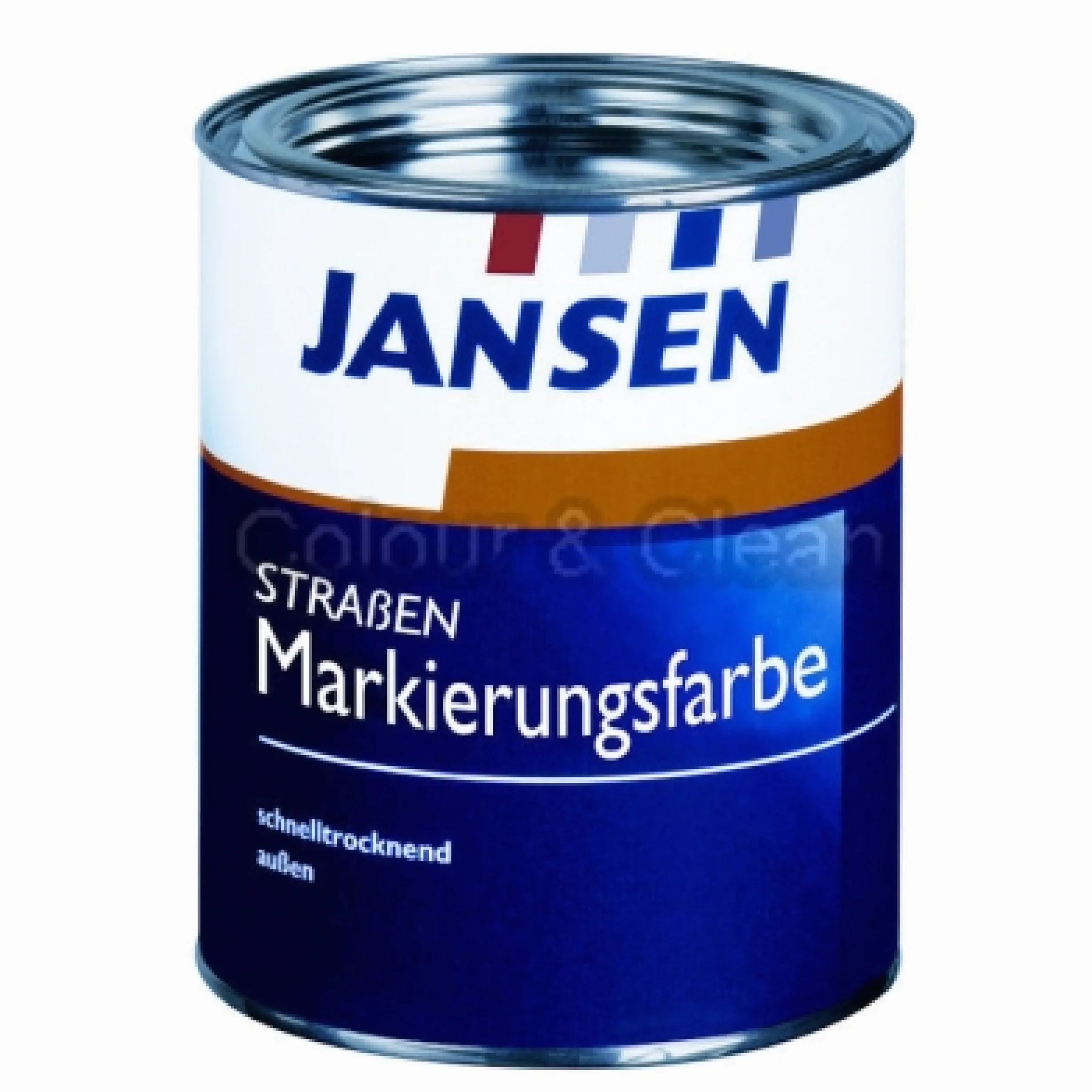 JANSEN Farba do oznakowania drogi, 2,5 l, kolor czarny