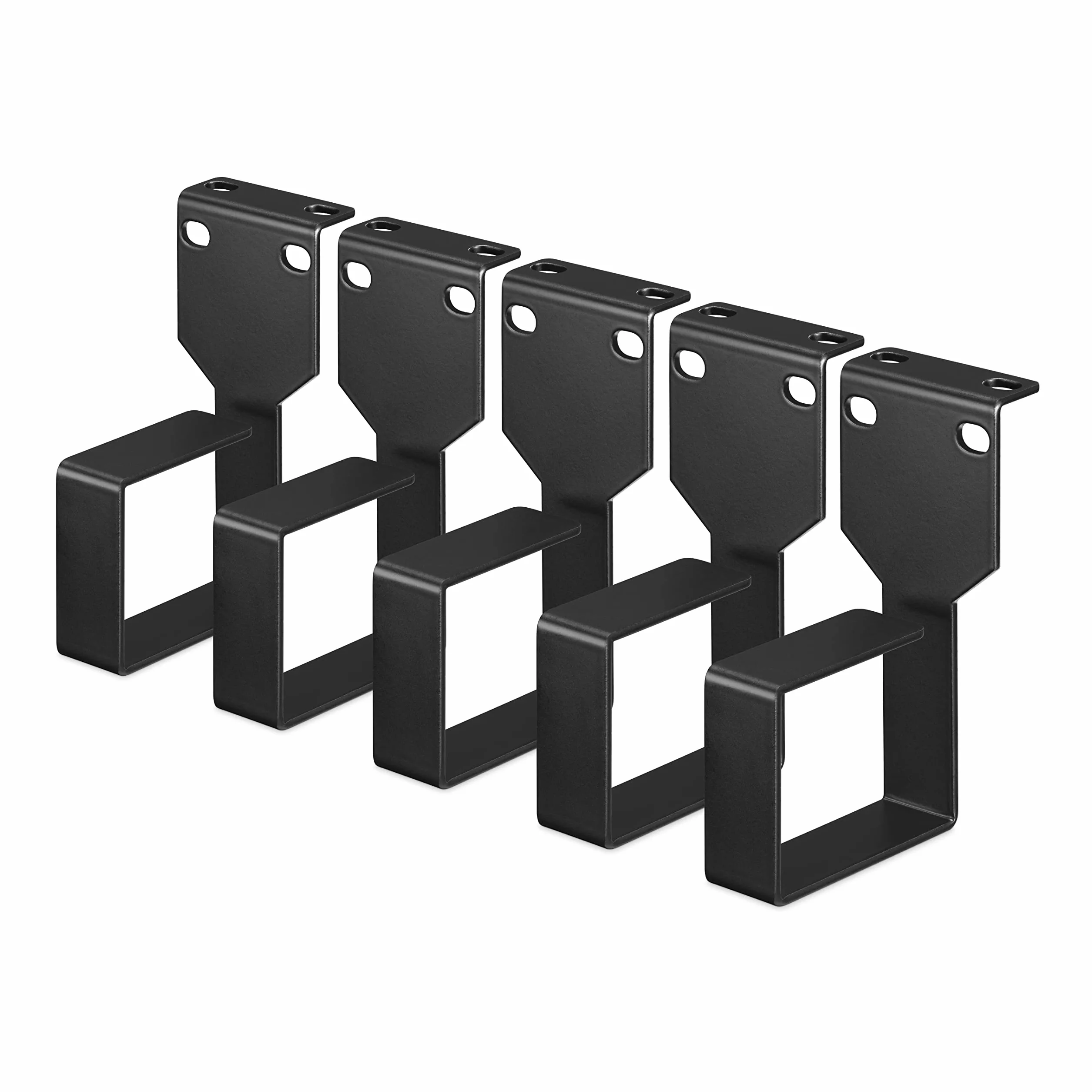 kwmobile 5 x wieszak na kable szafka serwerowa – 4,4 x 10,1 x 6 cm – szafa sieciowa prowadzenie kabli zarządzanie kablami – stojak prowadnice kabli, zestaw 5 sztuk