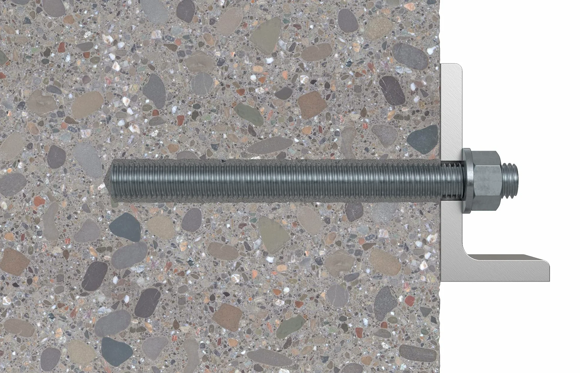 fischer 090451 pręt kotwiący FIS A M 12 x 160 R stal nierdzewna, 10 sztuk, srebrny