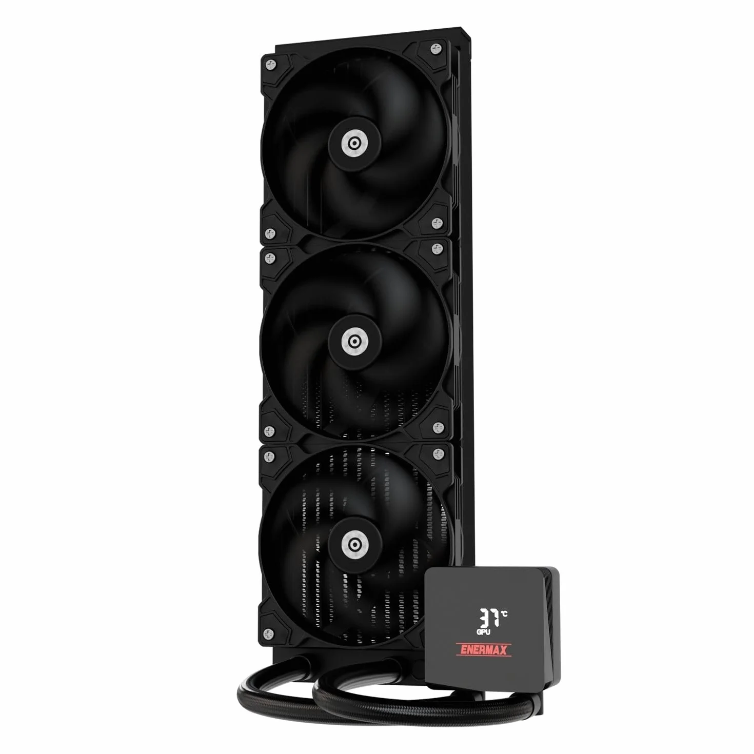 ENERMAX LIQMAX IV AIO CPU 360 mm chłodzenie wodne|Dual Chamber|TDP 380W+|Intel LGA 1851/1700/115x/2066| AMD AM5/AM4 | cyfrowy wyświetlacz |3 x 120 PWM Performance Flow Fan|ELC-LMIV360-SF