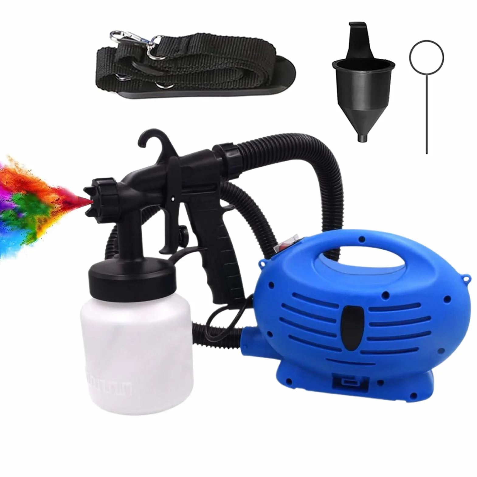Pistolet Do Malowania Natryskowego Elektryczny Pistolet Natryskowy Do | Pojemnik 800ml Narzędzia Do Remontu I Modernizacji Domu Do Mebli, Domu, Wnętrz, Zewnętrznych Ści