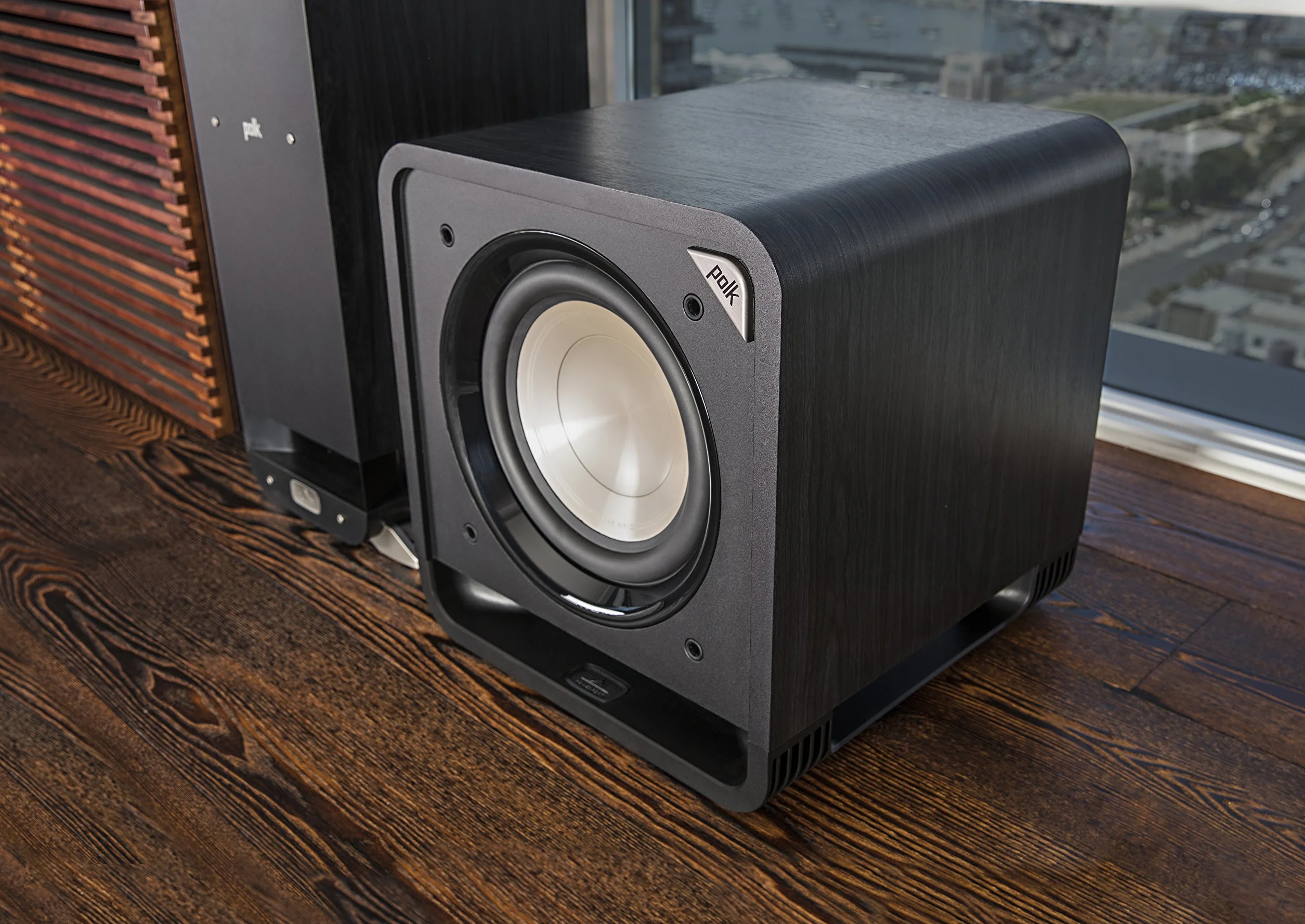 Polk Audio HTSSUB10BK Aktywny Subwoofer Do Kina Domowego, Czarny, 200 W