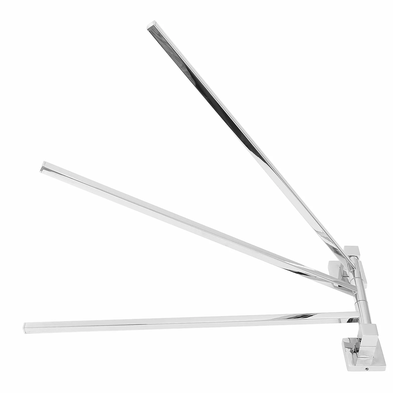 Obrotowy Wieszak na Ręczniki 2/3/4 Uzbrojenie 40 Cm Obrotowy Wieszak na Ręczniki Obrót o 180° Uchwyt na Ręczniki Bede Stal Nierdzewna Obrotowe ramię Wieszak (250255 Aktywne trzy