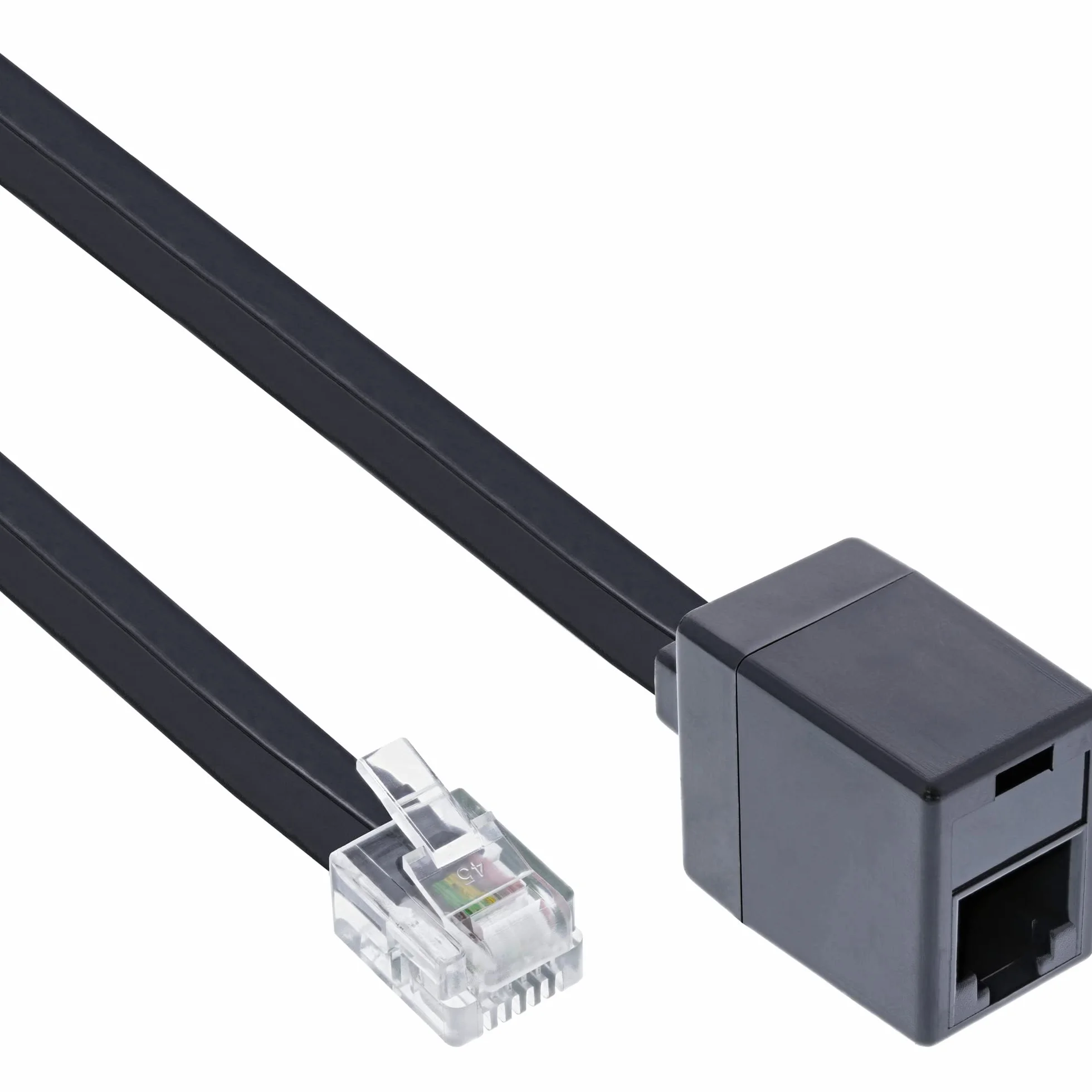 Kabel telefoniczny InLine 2 m RJ12 Czarny