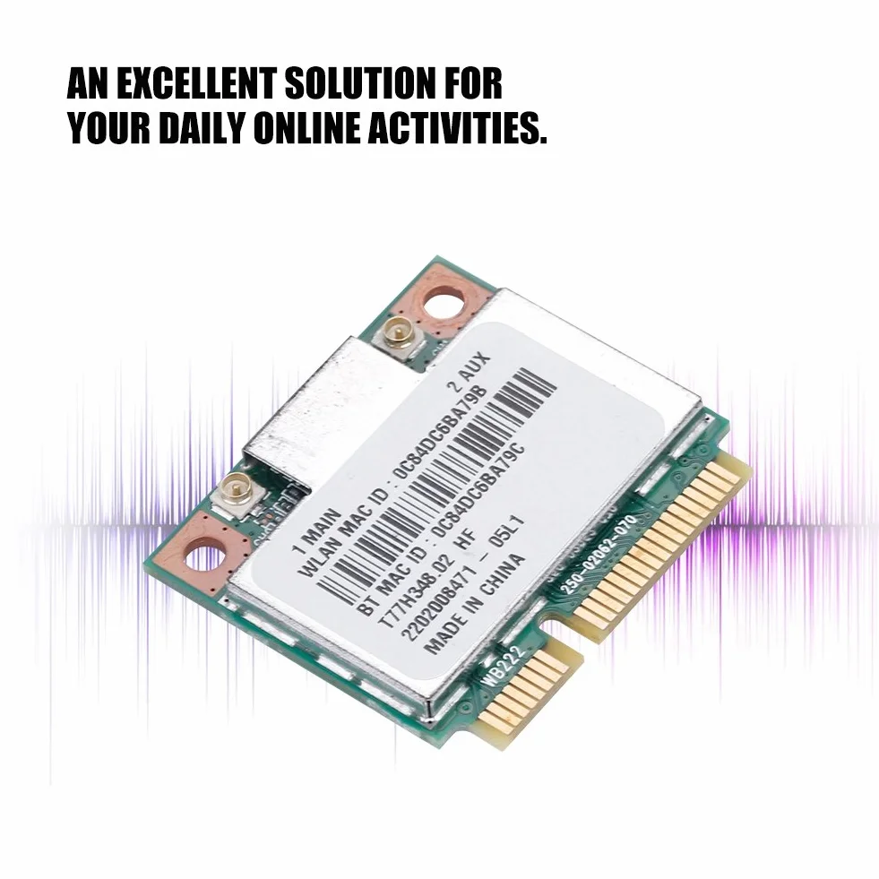 Atheros AR9462 AR5B22 Mini PCI E 802.11N WLAN Karte Bluetooth 4.0 2.4 & 5Ghz