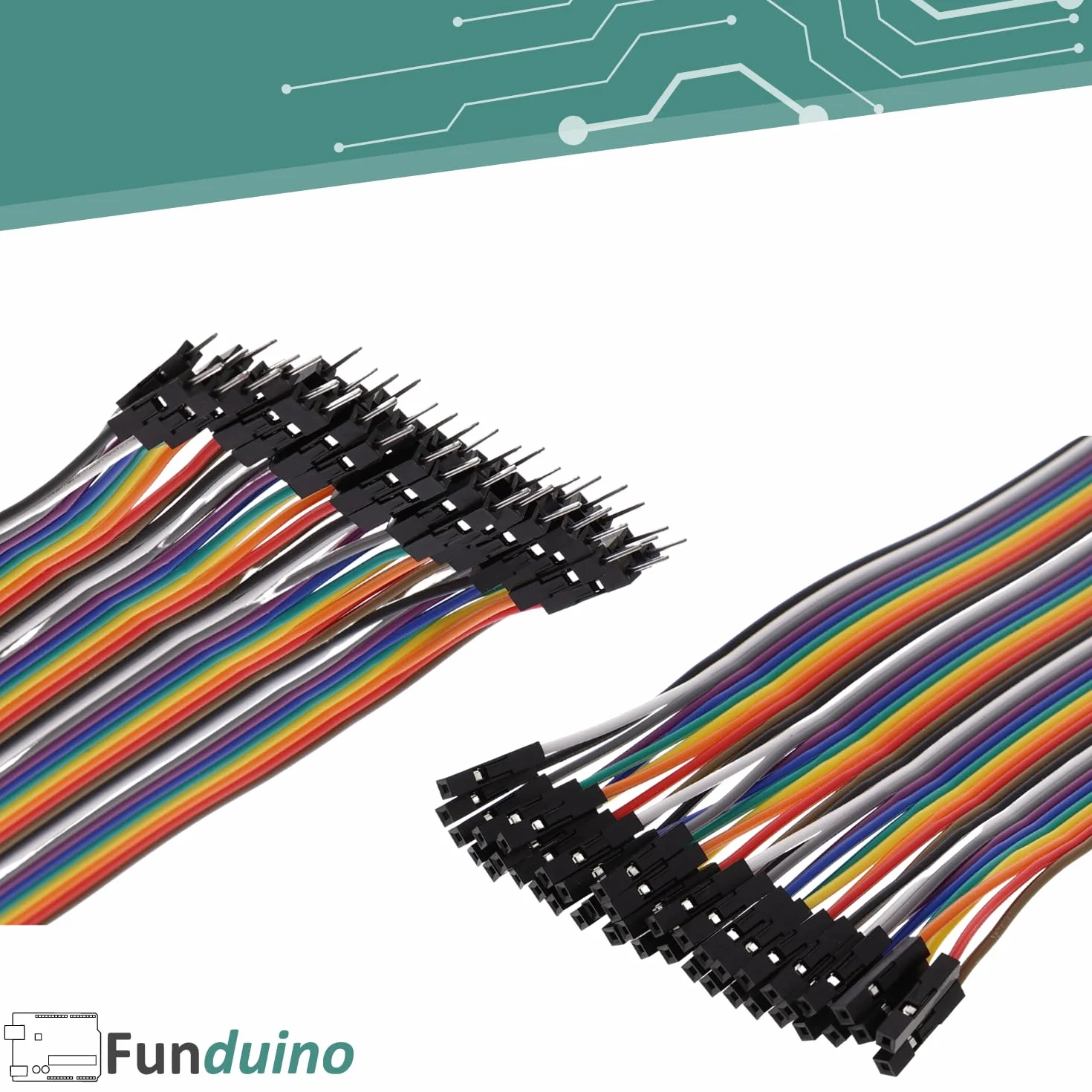 Kabel breadboard m/w 20 cm