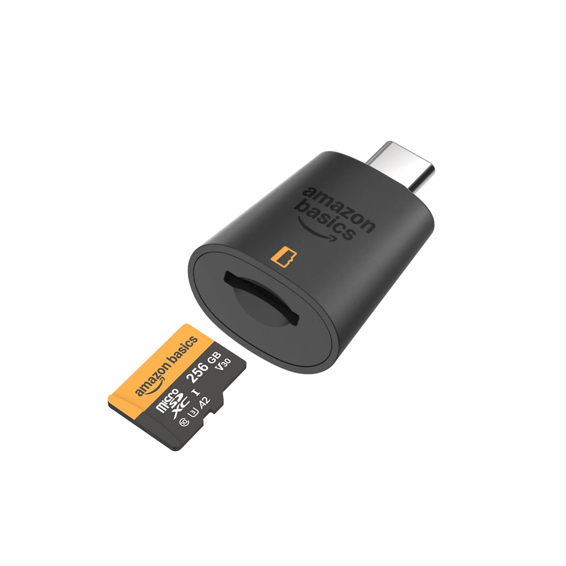 Amazon Basics Karta pamięci microSDXC 256 GB z adapterem, prędkość odczytu do 200 MB/s, 1 sztuka