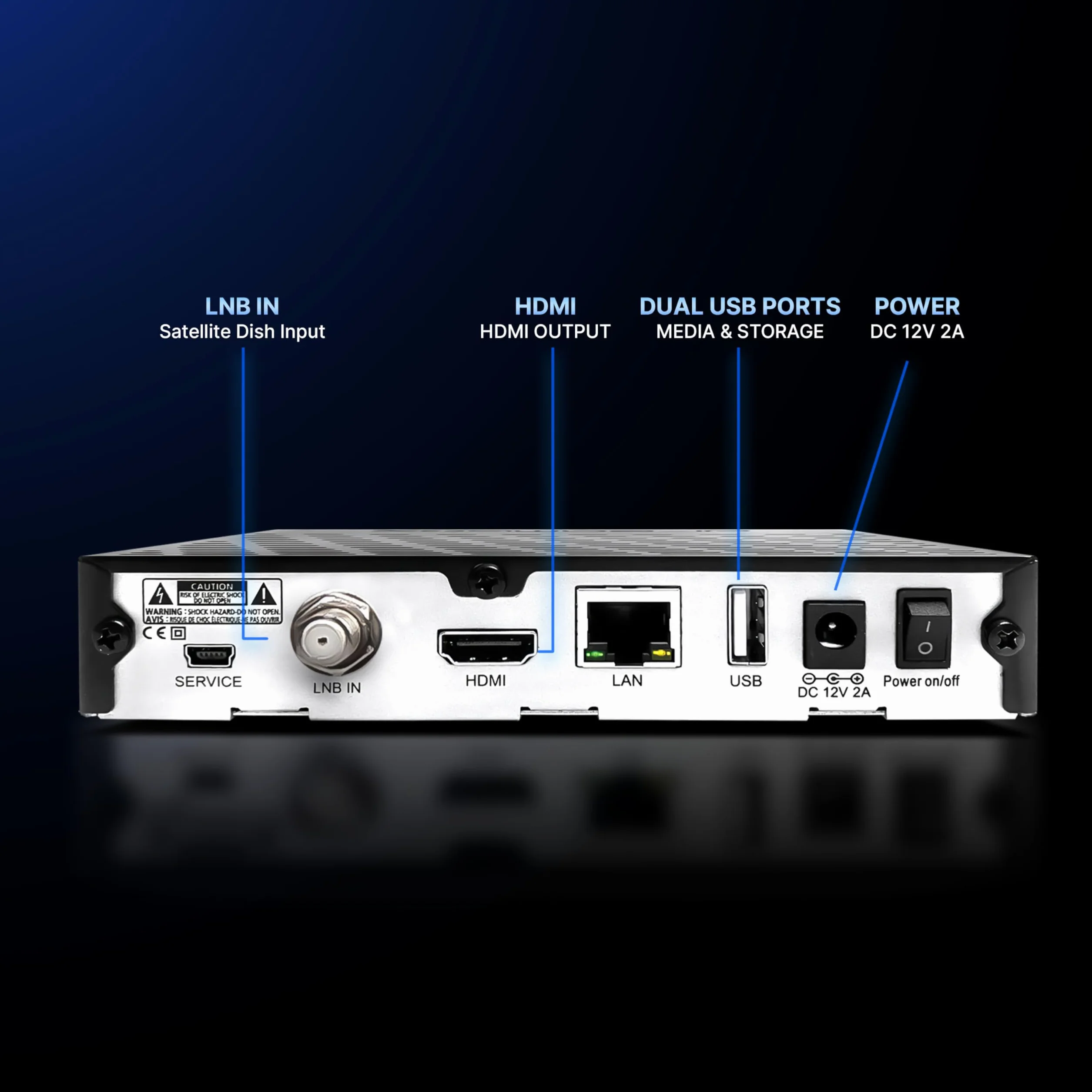 Dreambox Dm520 Mini 13484 Mini Hd Tuner Dvb, Czarny