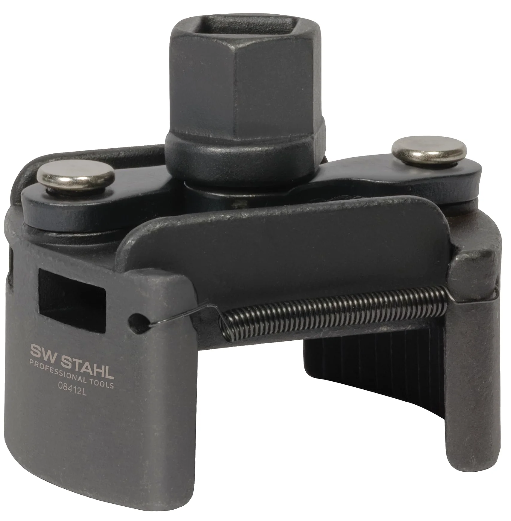 SW-Stahl 08412L Klucz do Filtra Oleju, Opaska Zaciskowa 80-110 mm | Uniwersalny ściągacz do wymiany filtrów, stalowa taśma ząbkowana, idealny do serwisu aut osobowych i dostawczych