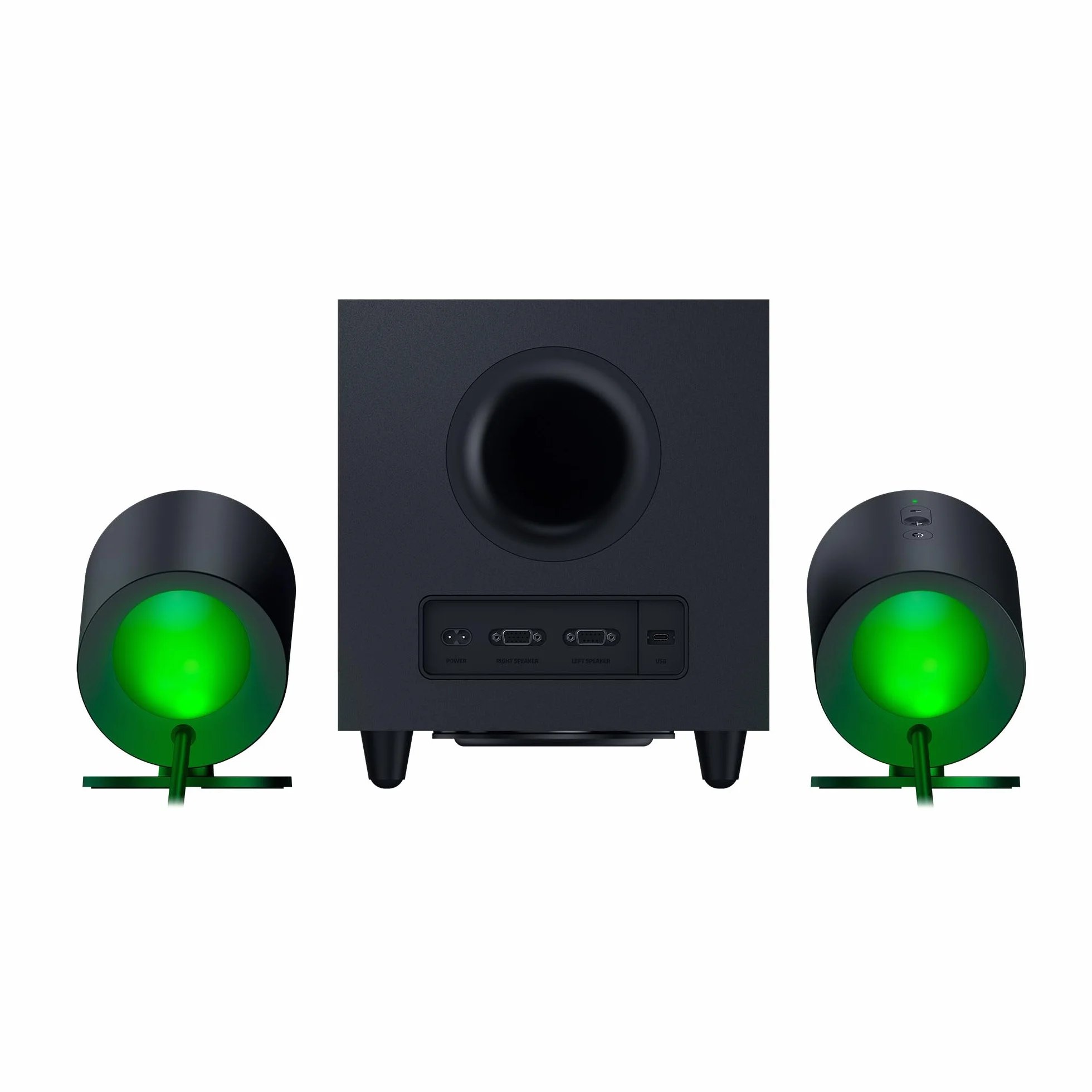 Razer Nommo V2 2.1 szerokopasmowe głośniki do gier PC z subwooferem przewodowym THX Audio Czarny
