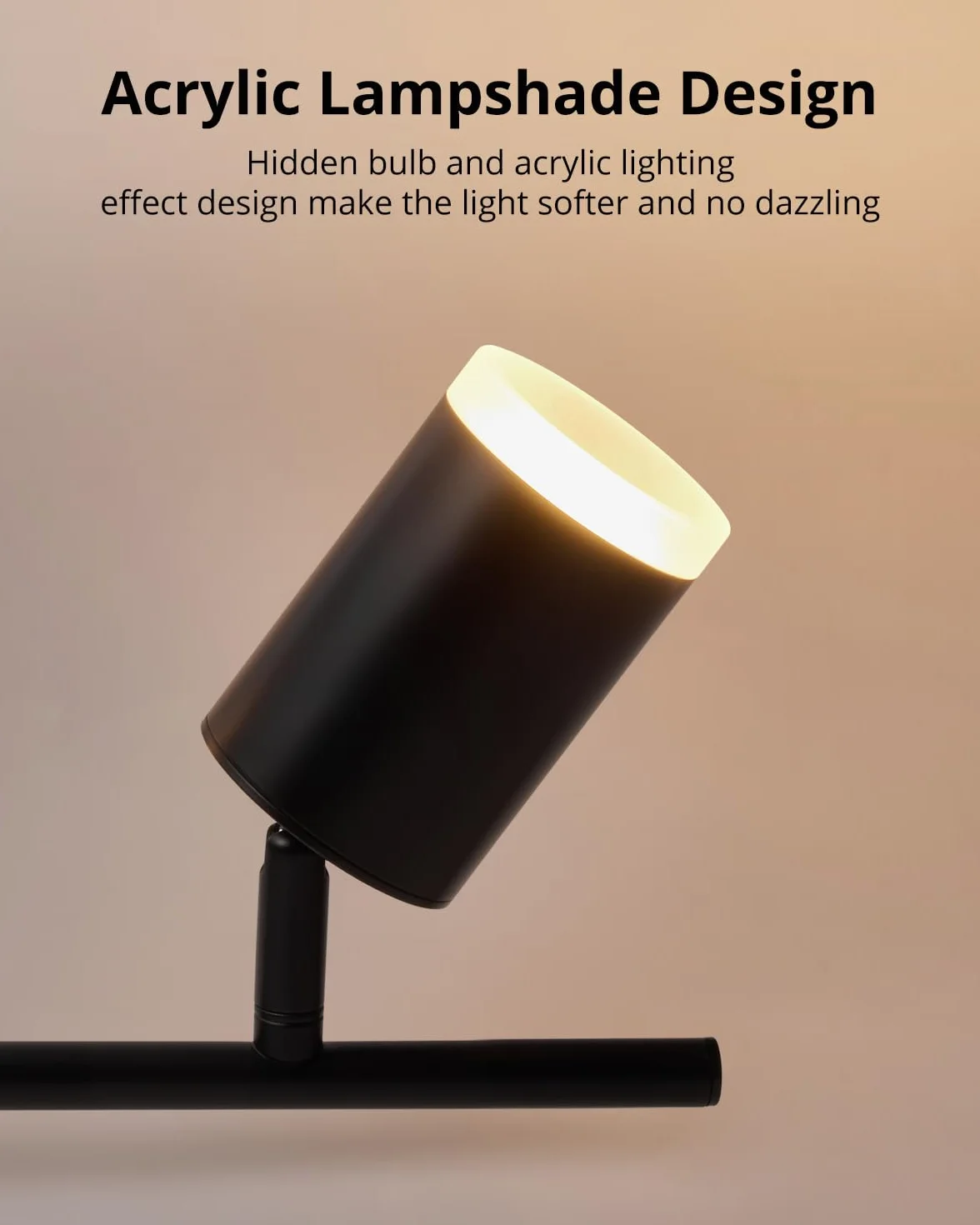 Reflektor sufitowy LED 6 płomieni czarny metalowy GU10 Gr4tec