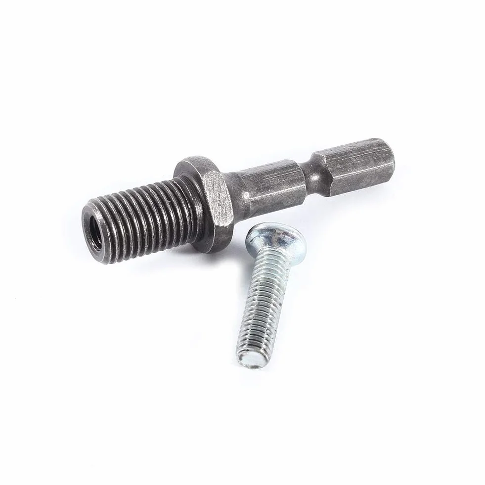Adapter uchwytu wiertarskiego Unf 3/8-24 Unf Gwint zewnętrzny Chwyt sześciokątny Elektryczny młotek elektryczny Adapter uchwytu wiertarskiego ze śrubą do uchwytu wiertarskiego 6 mm 10 mm 13 mm