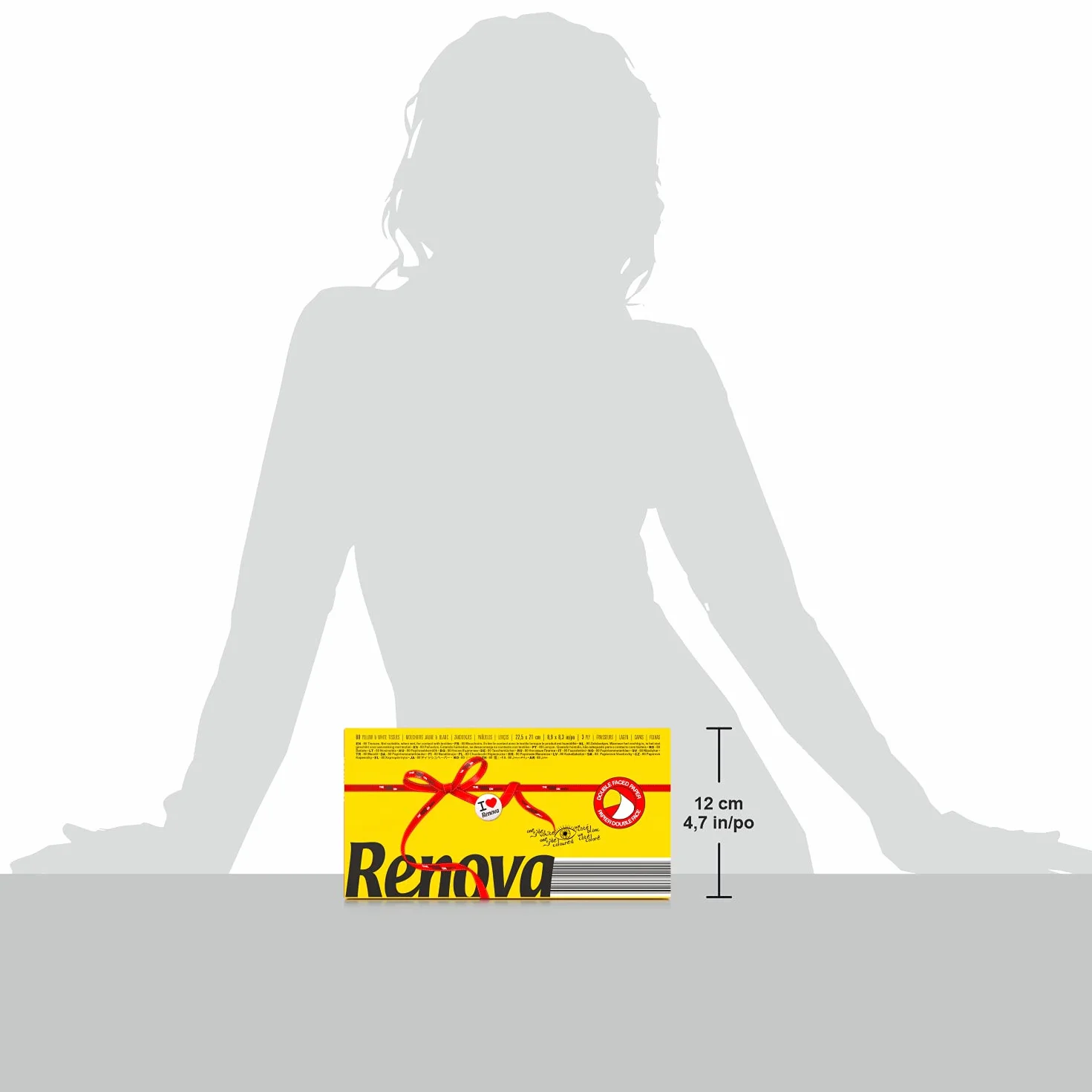 Renova 200067192 Ręczniki, Żółty, 80 sztuk
