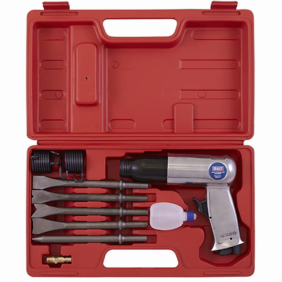 Sealey Air Hammer with Chisels Long Stroke