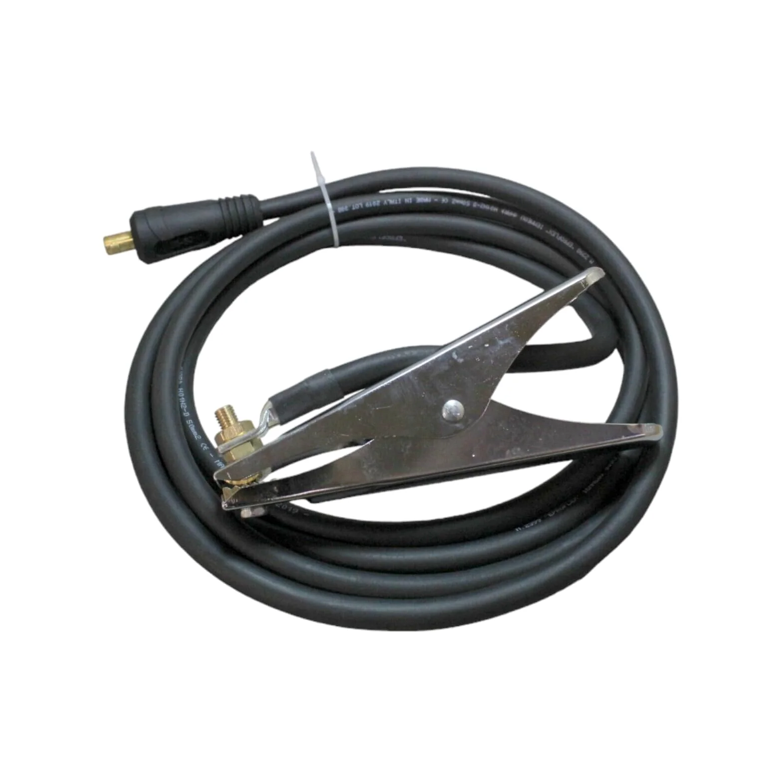 Massekabel Schweißkabel 10,16,25,35,50,70mm² HAR 4m 200/400A Masseklemme Stecker (25mm² 9mm Dorn)