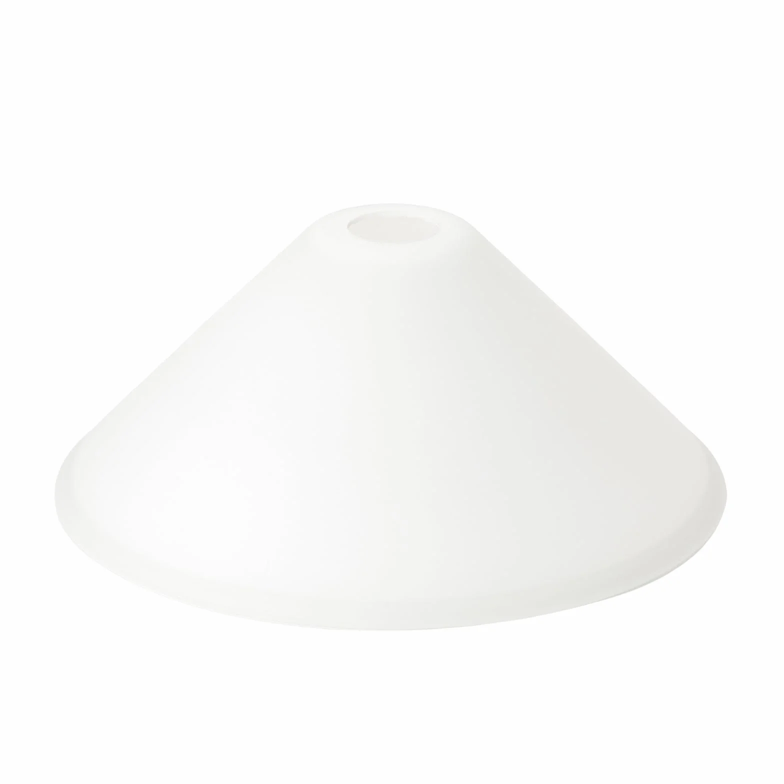ORION LIGHTSTYLE Szkło zamienne klosz lampy (Ø 300 mm), otwór do oprawki E27, wysokość 125 mm, szkło lampy, szklany klosz, szklany stożek, matowy, biały