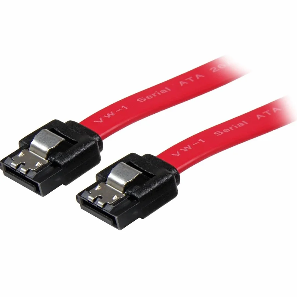 StarTech.com Zatrzaskowy kabel SATA Serial ATA 150/300/600 15 cm czerwony LSATA6