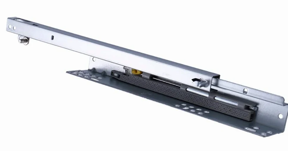 Prowadnice szuflad, Prowadnice do szuflad 12 cali, metalowe, zamykane, ukryte, podblatowe, dolne, z cichym domykiem i częściowym wysuwem(400mm/16in)