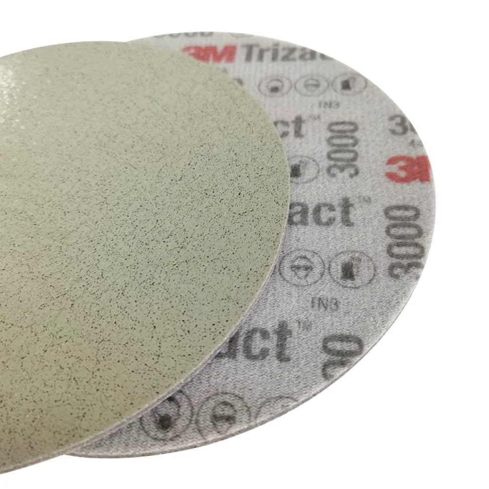 Gąbki szlifierskie Blok tarczy szlifierskiej, 3M gąbkowy papier ścierny polerujący 5000 Wykończenie lakieru samochodowego 6 cali 150 mm okrągły papier ścierny 02085(3000 Grit,5 Pcs)