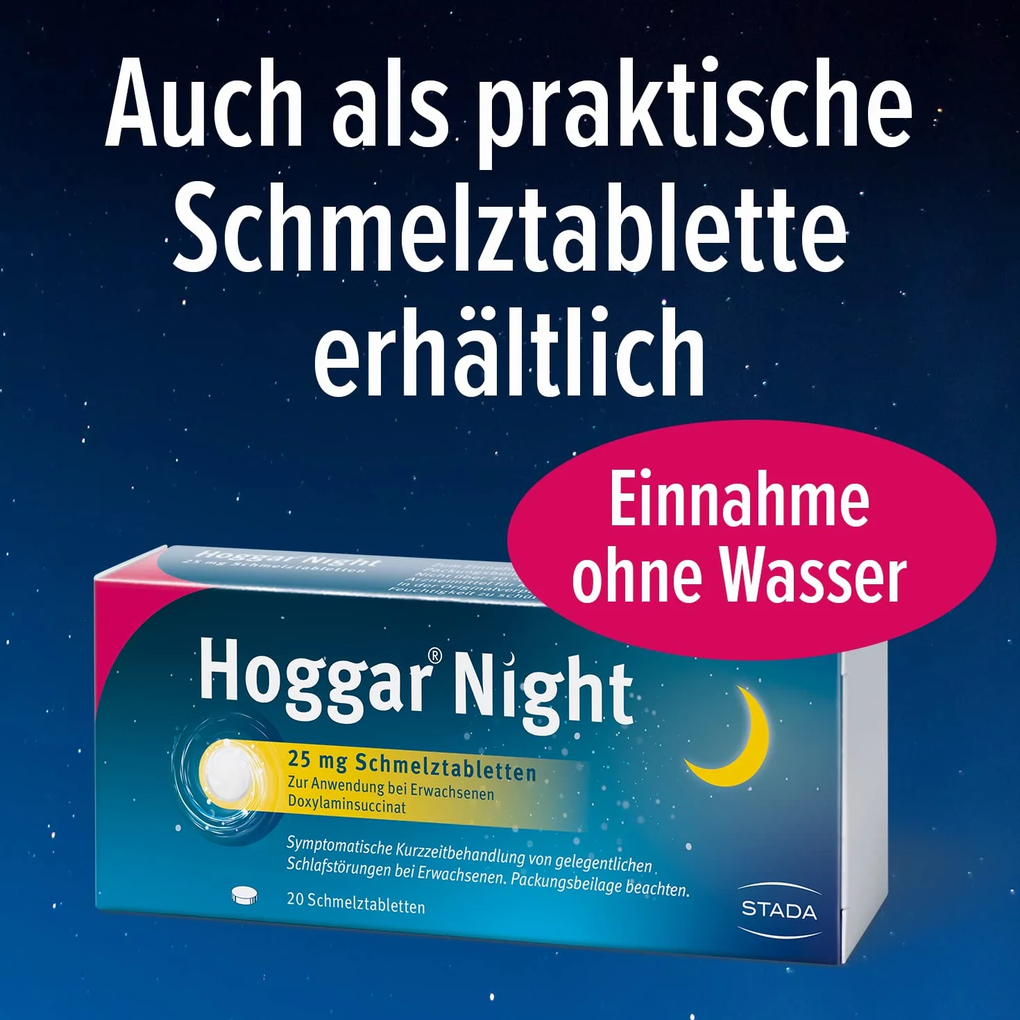 Hoggar Night – tabletki nasenne do pomocy podczas zasypiania i ostrych zaburzeń snu – dobrze tolerowane, zapewniają spokojny sen – 3 x 20 tabletek