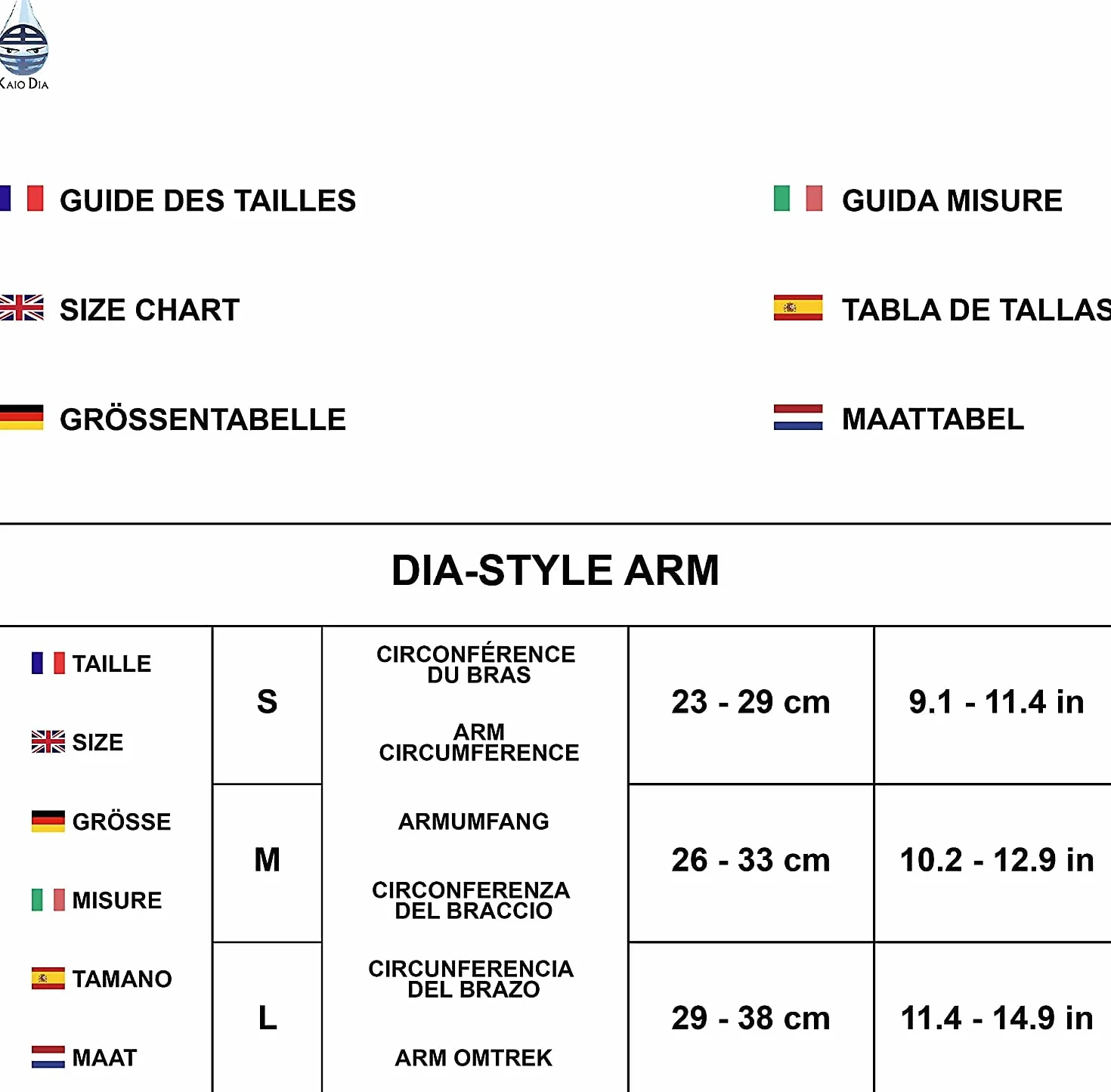 Dia-Style, opaska na czujnik Freestyle. Opaska elastyczna do sensora glukozy CGM FSL (M (26-33 cm))