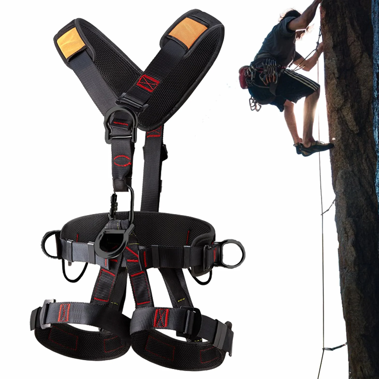 Safety Harness Fall Protection Kit l Fall Arrest Harness l Safety Fall Protection Equipment l High-Quality Fall Protection Kit l Sturdy Safety Harness High-Quality Construction For Any activities