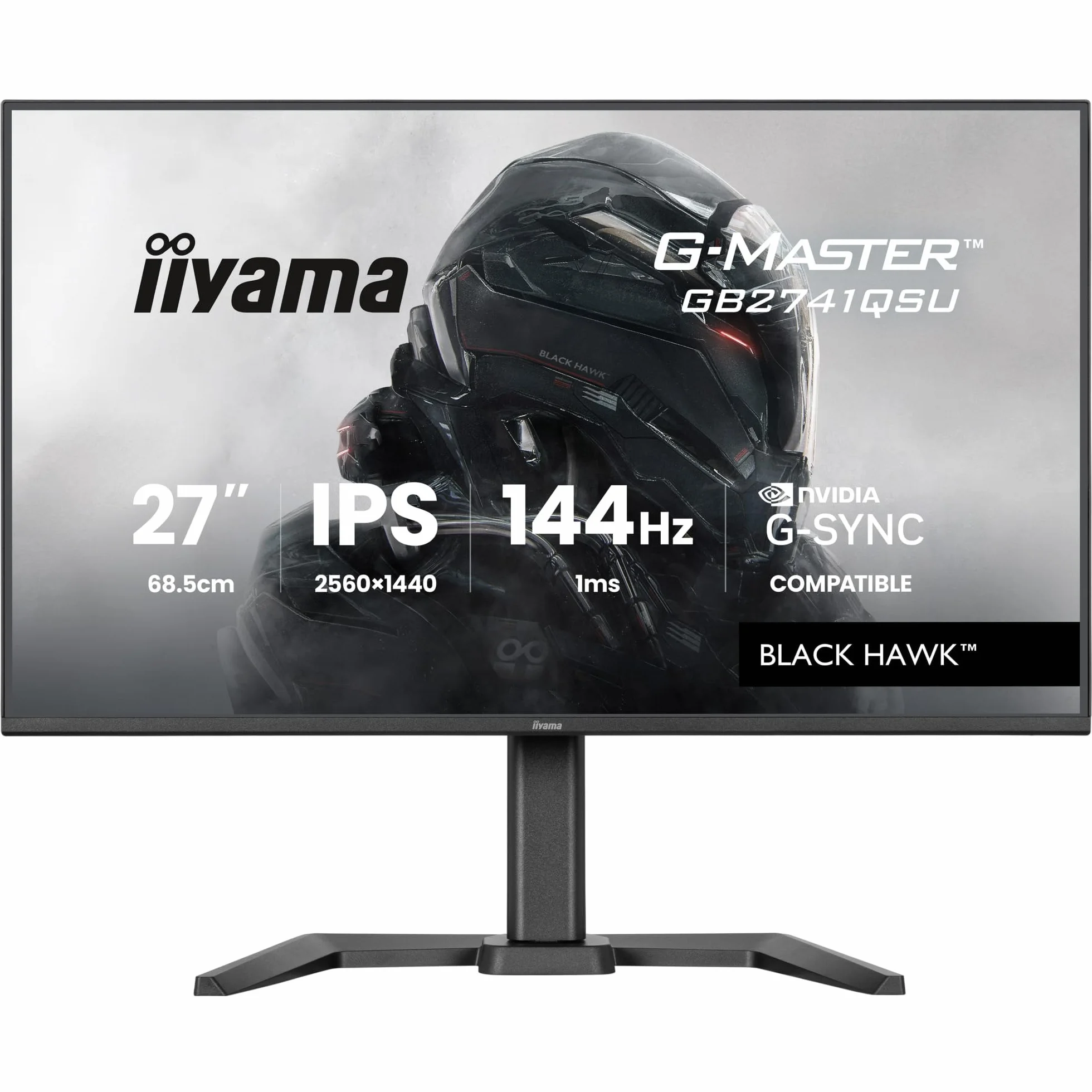iiyama GB2741QSU-B1-27,IPS,2560x1440/144Hz,1H1DP, Has