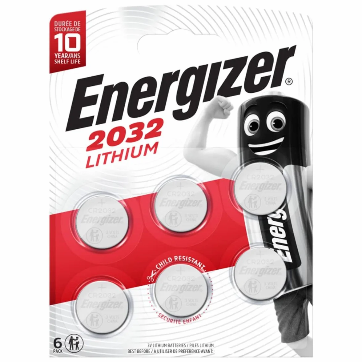 CR2032 6BL ENERGIZER baterie ECR2032