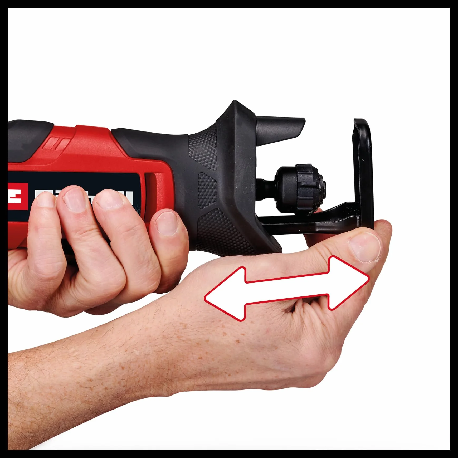 Einhell TE-AP 18/13 Li Solo Power X-Change uniwersalna pilarka akumulatorowa (18 V, wysokość skoku 13 mm, głębokość cięcia 50 mm w drewnie, poręczna konstrukcja, z akcesoriami, bez baterii)