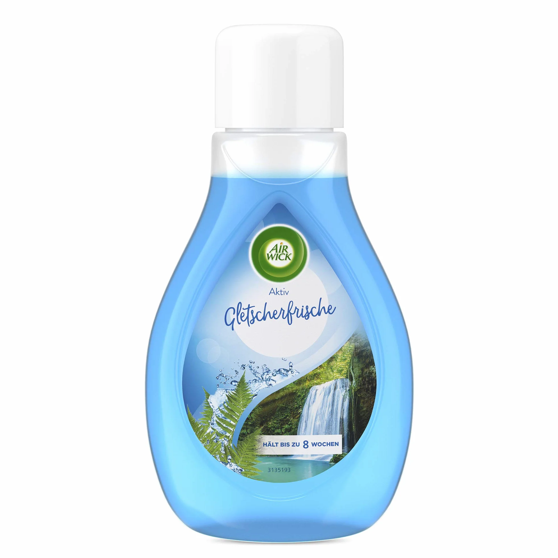 Air Wick Activ – ekspozytor zapachowy o świeżym zapachu przeciwko nieprzyjemnym zapachom – zapach: lodowcowa świeżość – 1 x 375 ml