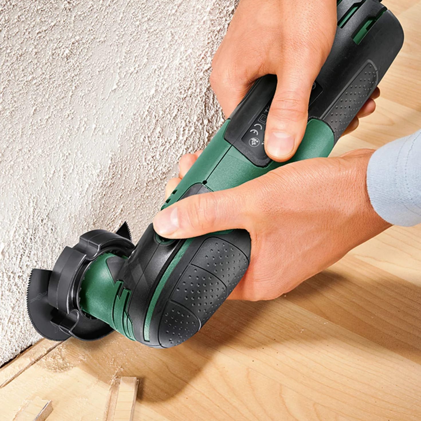 Bosch Wielofunkcyjne narzędzie DIY PMF 220 CE, czarny, zielony, 0603102000 220 W, 220 V