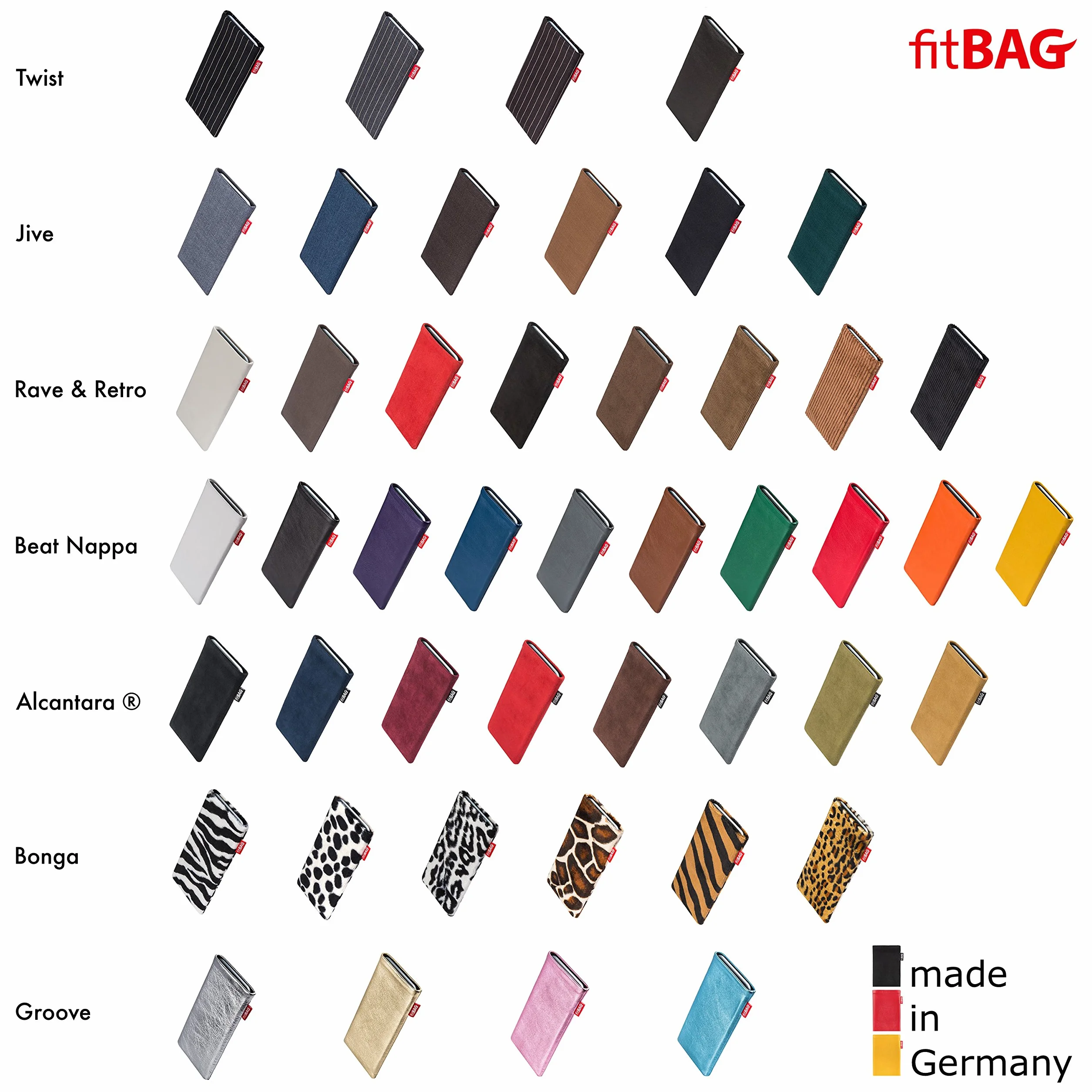 fitBAG Classic Brązowy Pokrowiec na Telefon Komórkowy do Onyx Boox Palma 2 Pro z Alcantary i Podszewką z Mikrofibry