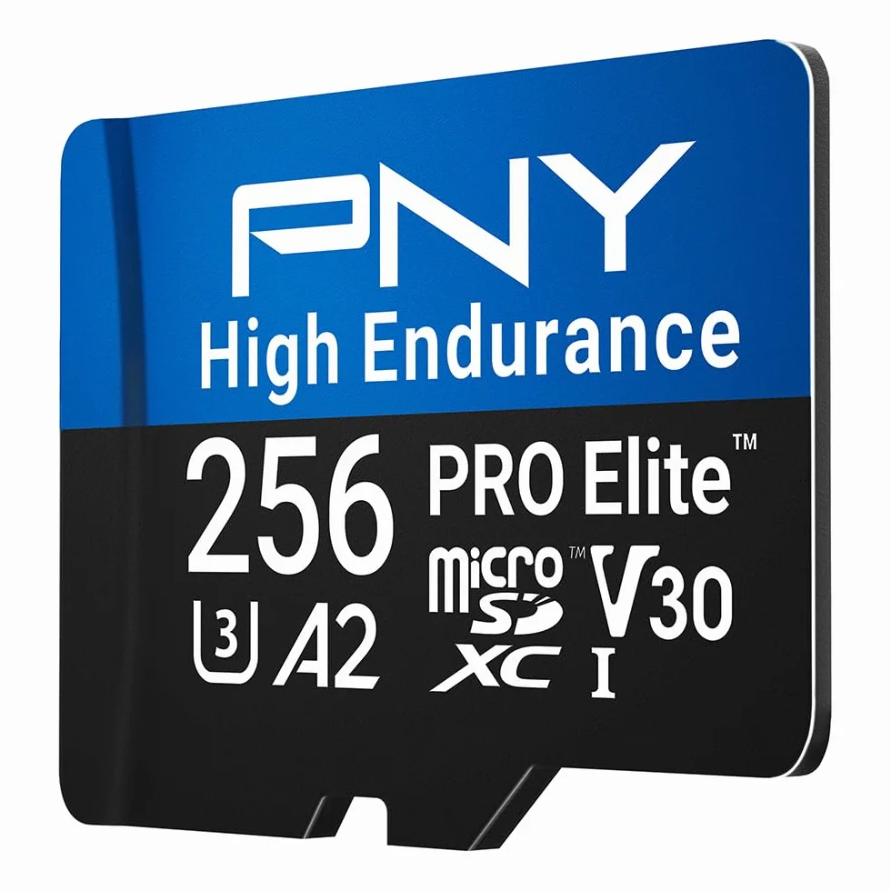 PNY 256GB PRO Elite High Endurance C10 U3 V30 A2 Karta pamięci microSDXC 100/90 MB/s 4K UHD UHS-I