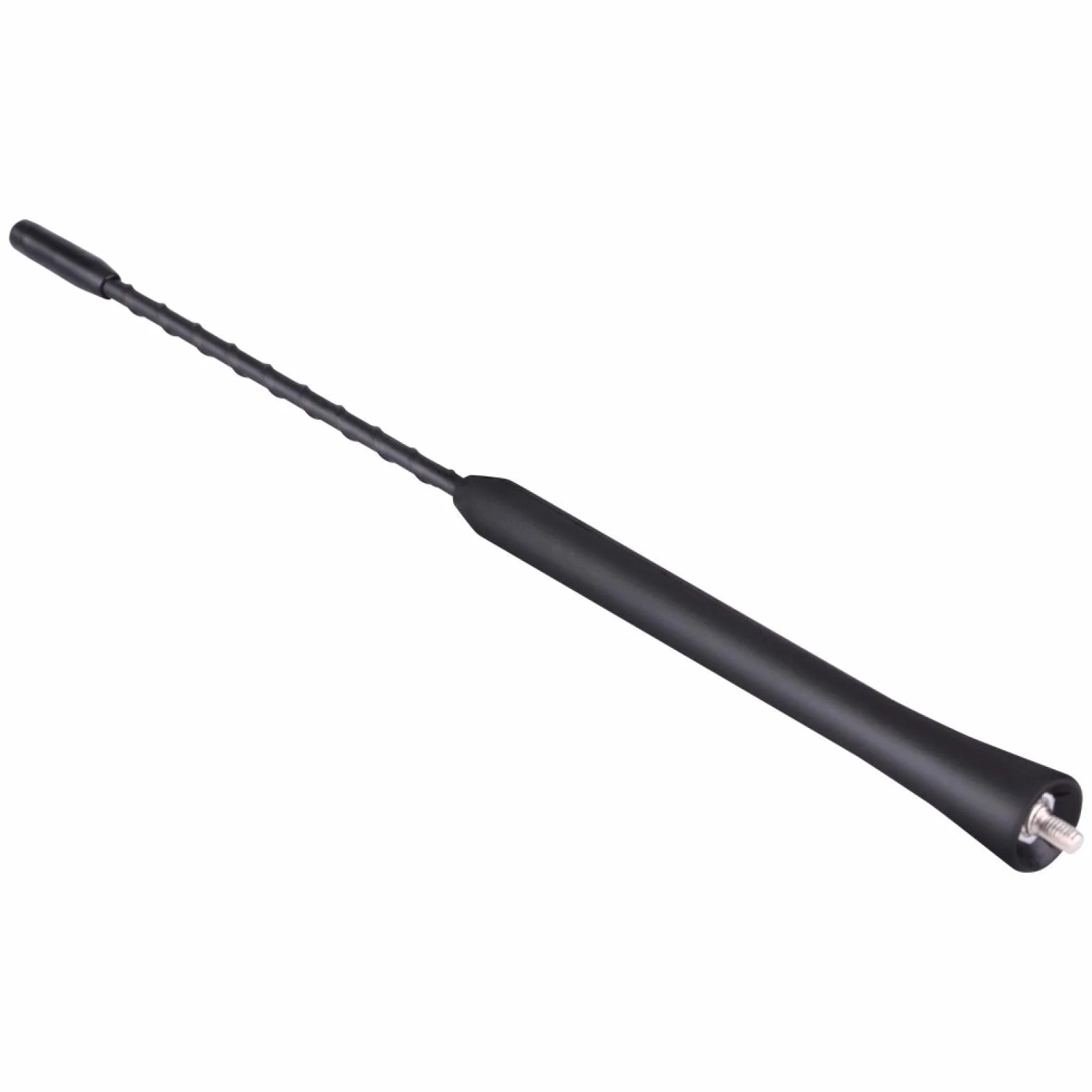 Uniwersalny zestaw anteny samochodowej 22,9 cm FM, zamienny do wkręcania, czarny