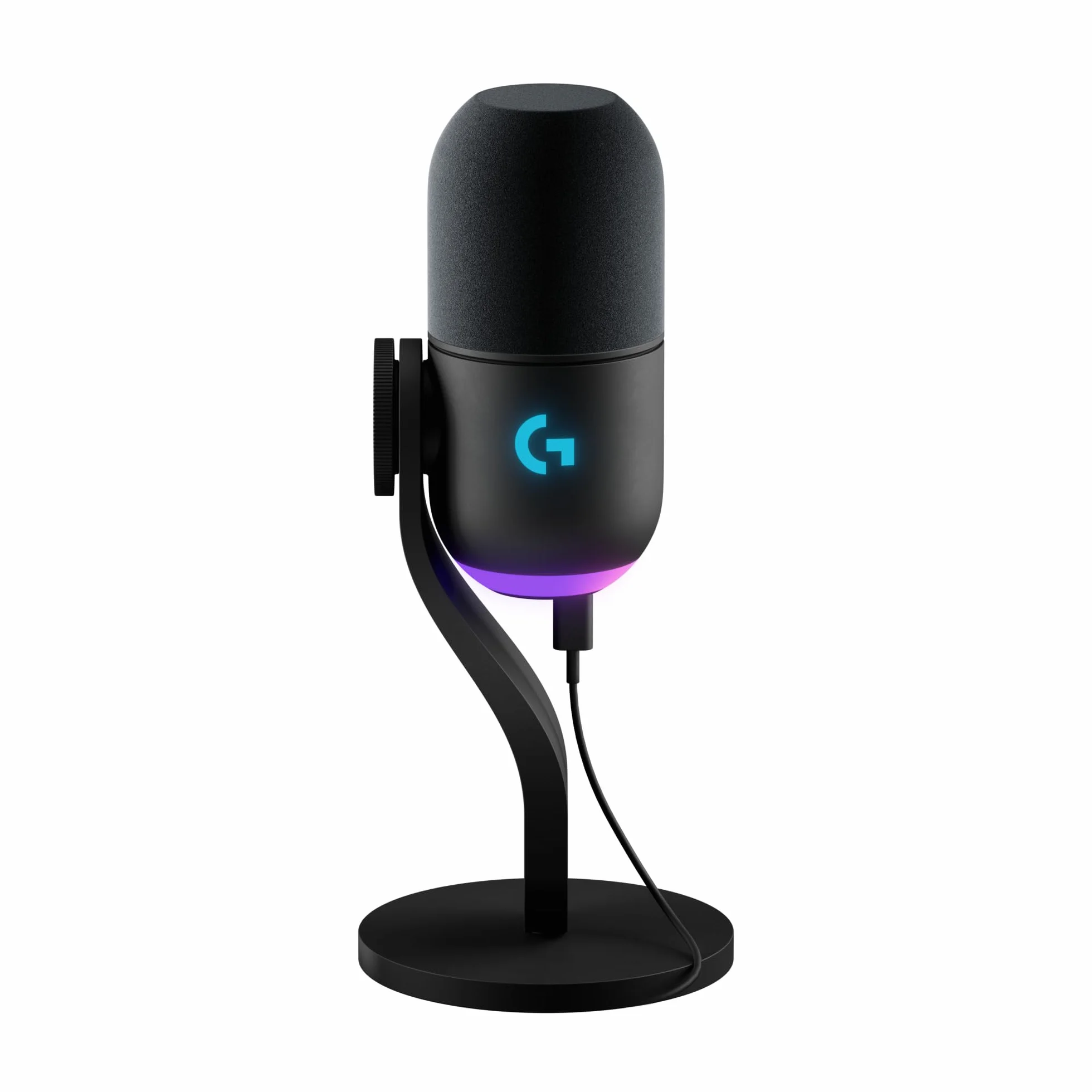 Logitech G Yeti GX Dynamiczny mikrofon do gier RGB z LIGHTSYNC, mikrofon USB do przesyłania strumieniowego, superkardioidalny, USB Plug and Play do komputera PC/Mac – czarny