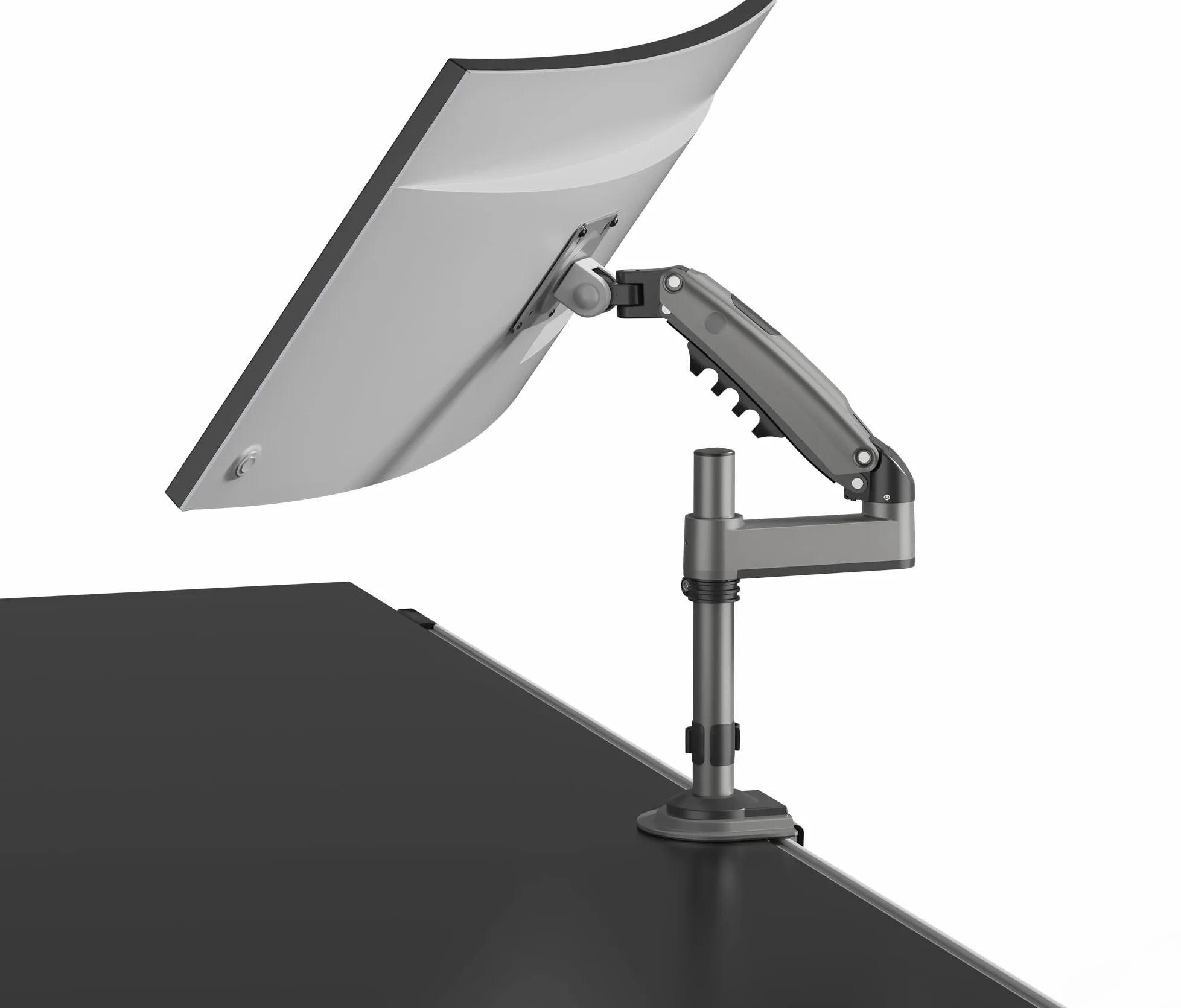 Uchwyt obrotowy na sprężynie gazowej do monitorów 22-35 cali VESA 100x100 mm udźwig 12 kg