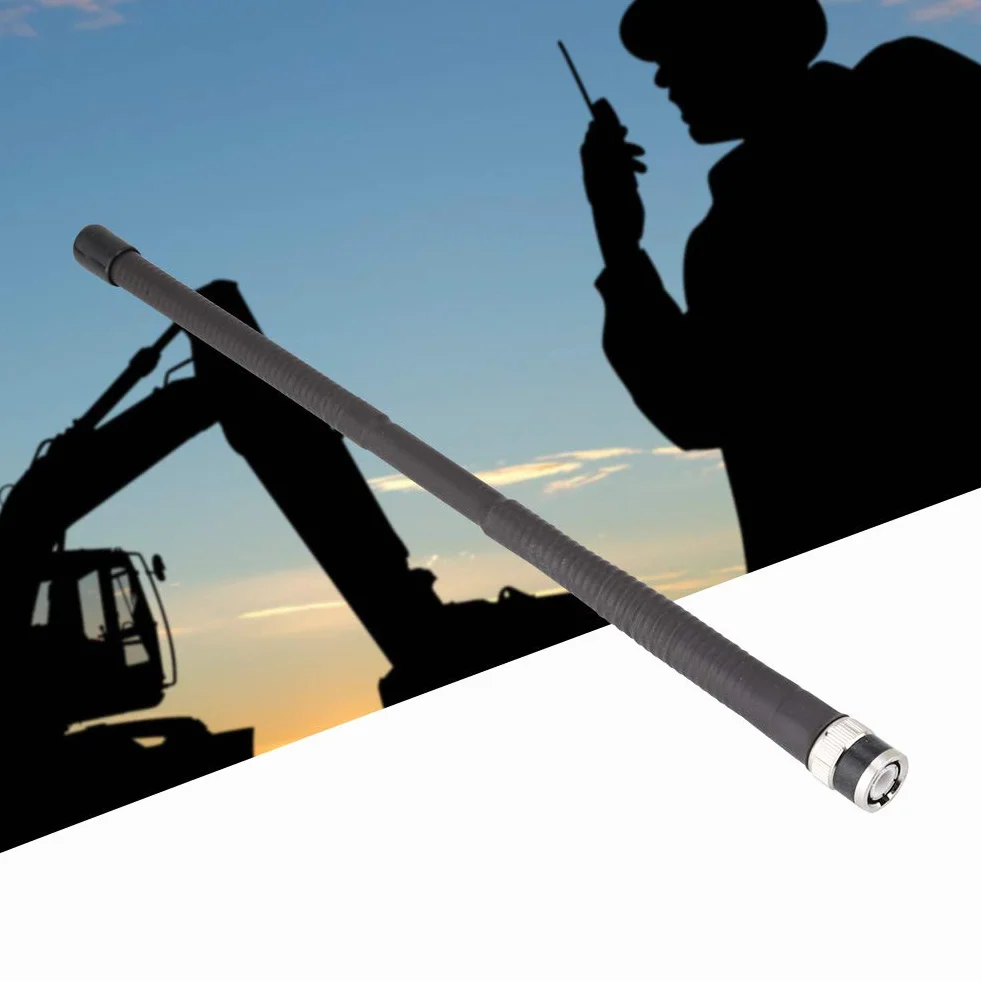 Złącze 27 MHZ BNC antena Walkie-talkie do/Icom//EF Johnson/Vertex Standard 50 ° Wzmocnienie anteny o wysokiej impedancji