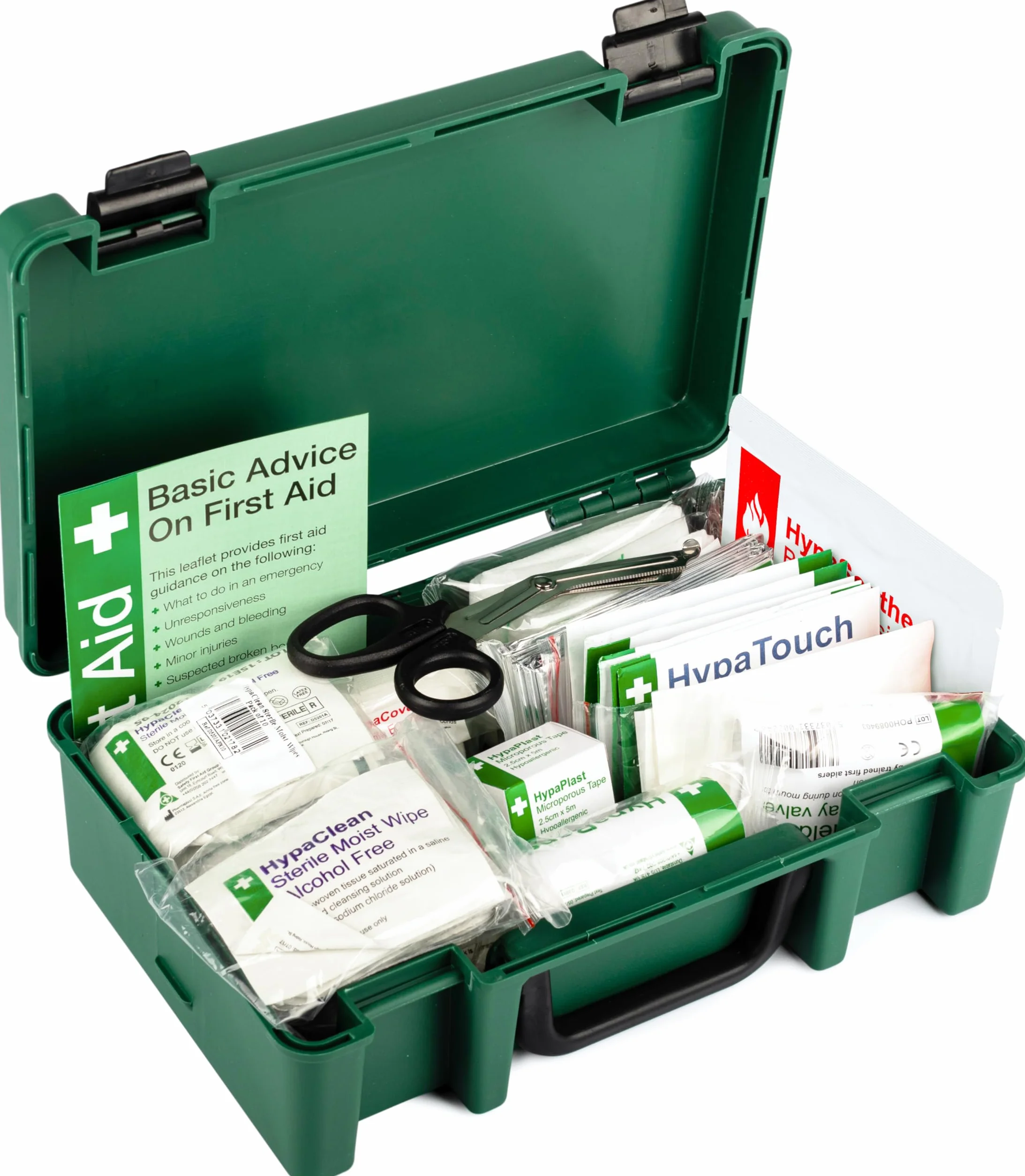 Safety First Aid Group Mały zestaw pierwszej pomocy o brytyjskim standardzie (BS-8599-1:2019).