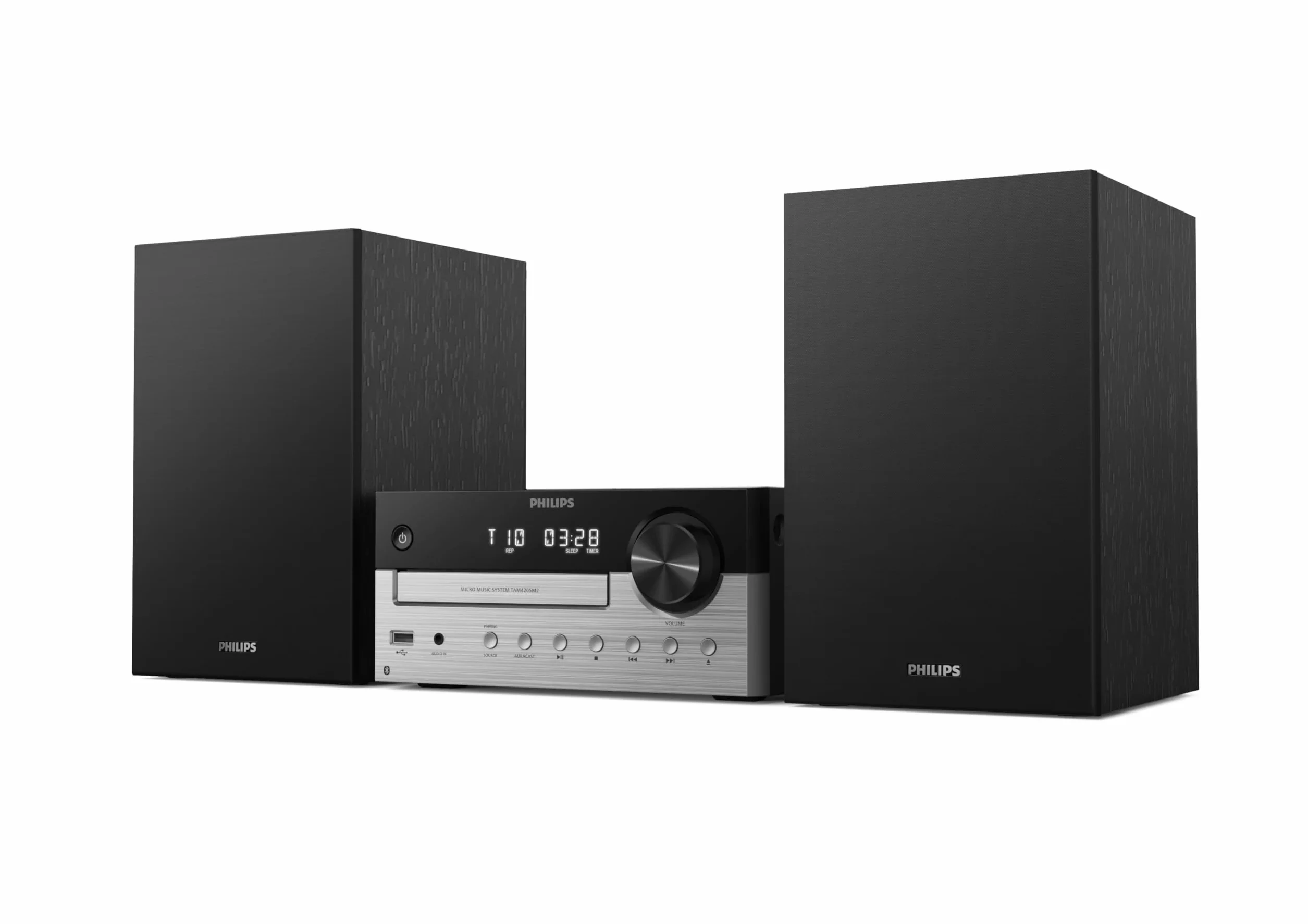 Philips TAM4205M2 Micro Hi-Fi System 80 W Bass Reflex CD FM USB Bluetooth 5.4 Auracast