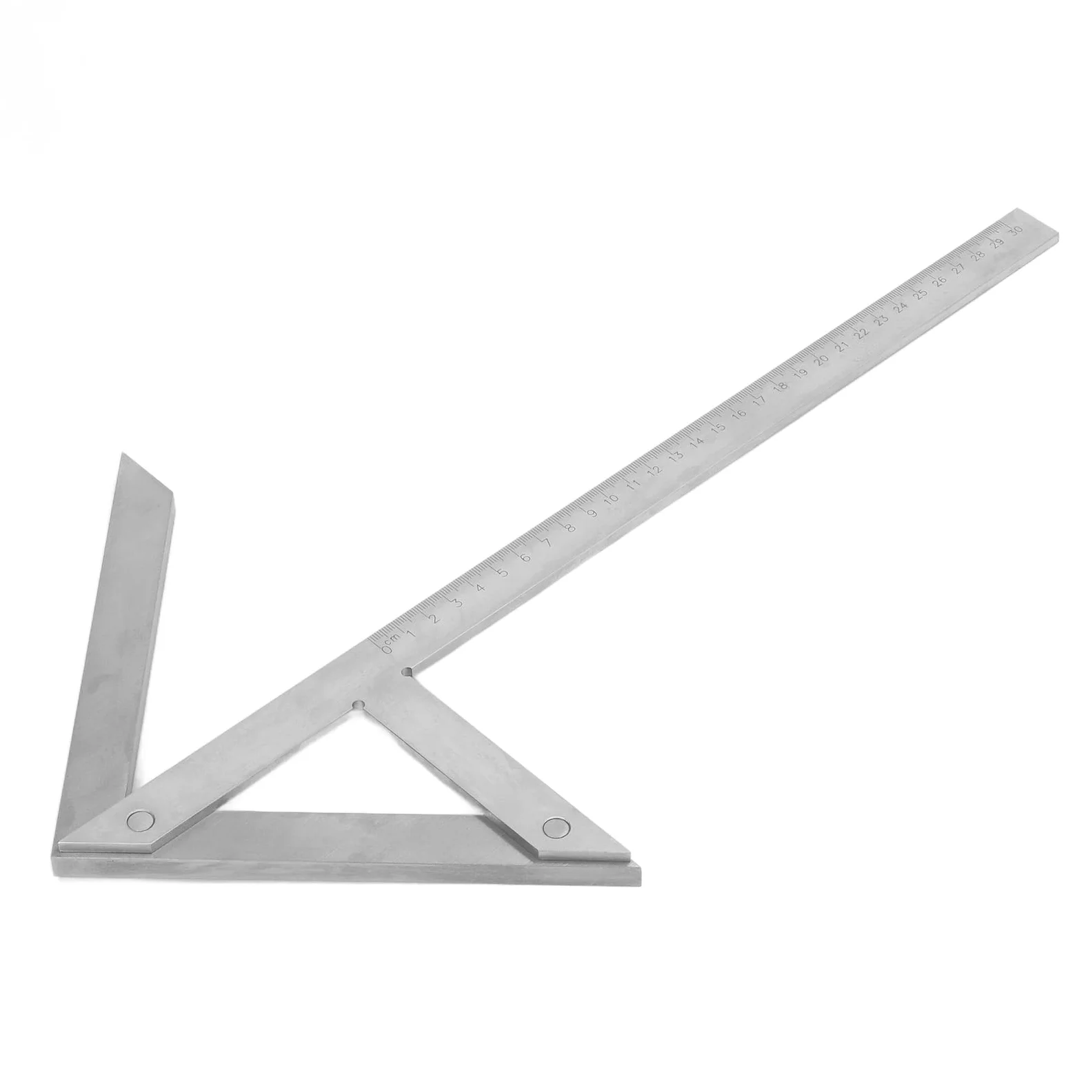 Centrujący Miernik Kwadratowy ze Stali Węglowej 300x180mm 45 90 | Stal Węglowa, Skale Grawerowane Laserowo, Znakowanie Okrągłe, Centrowanie Cylindrów, Obróbka Sprzętu, Celownik Kątowy