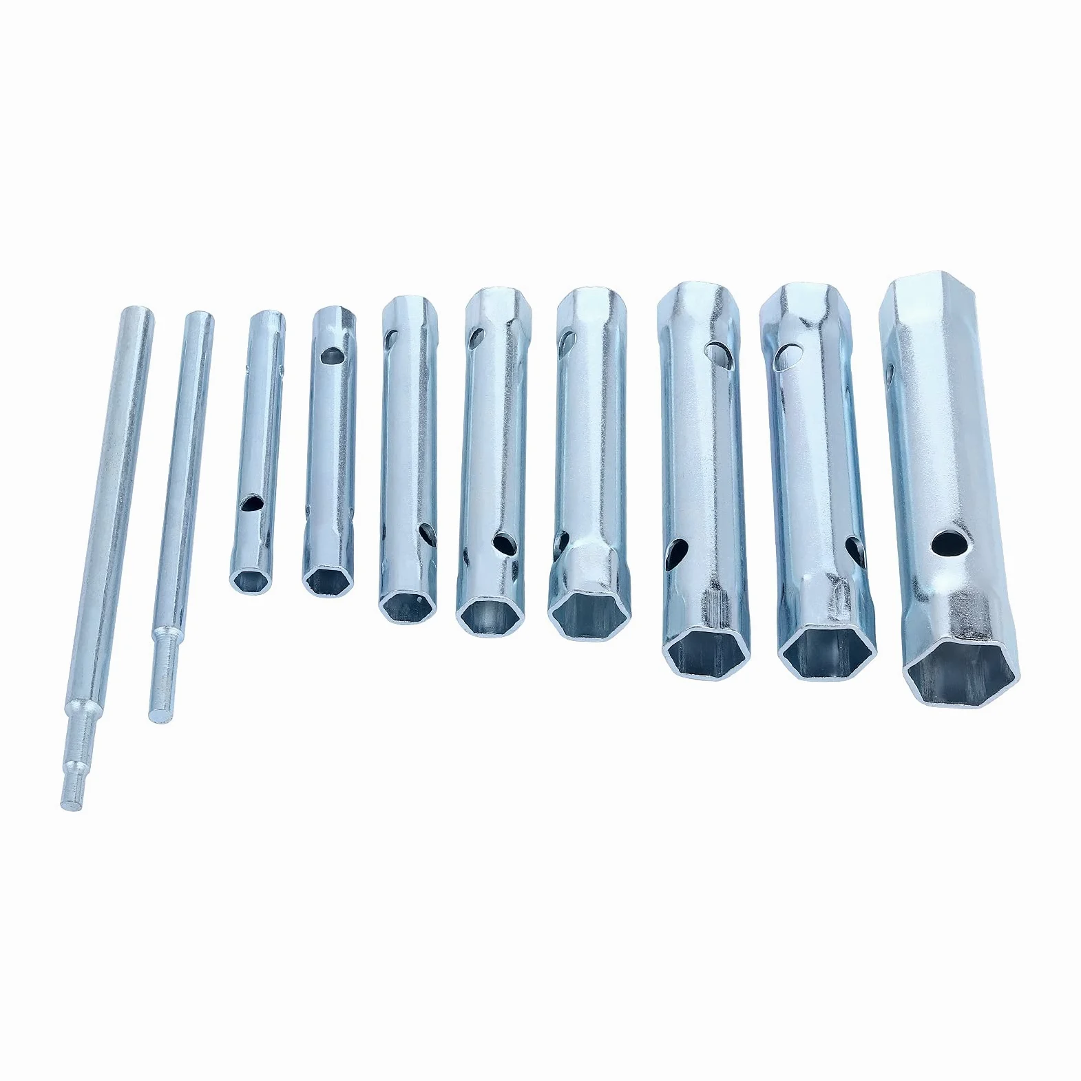 10 szt. klucz dwukońcowy 6-22 mm, nasadka hydraulika tylna nakrętka kran zestaw kluczy do świec zapłonowych, rozszerzony zestaw kluczy do świec zapłonowych, podwójne narzędzie do pustej sześciokątnej