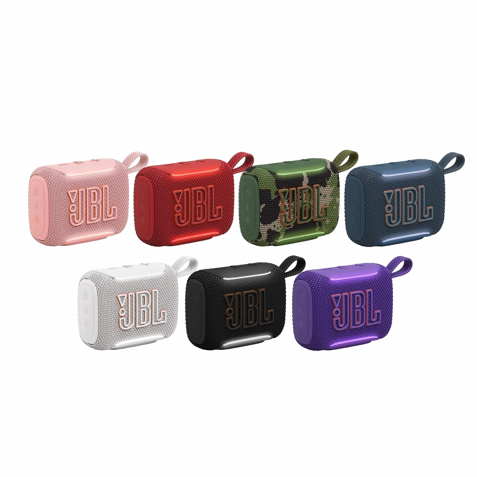 JBL GO 5 ultraprzenośny głośnik Bluetooth z dużym dźwiękiem JBL Pro i mocnym basem, parowaniem AirTouch, wodoszczelna konstrukcja, 10 godzin odtwarzania, fioletowy