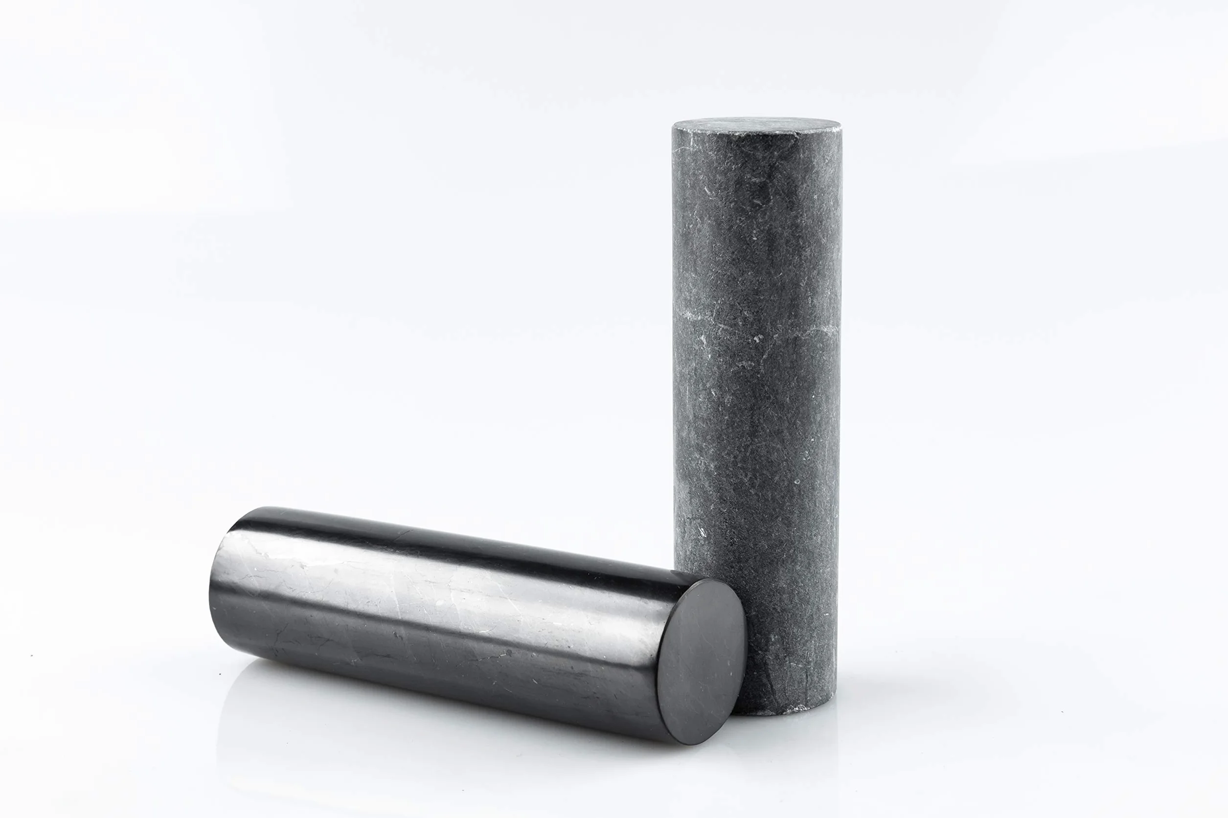 KASHU Kamień szlachetny szungit bezpośrednio z Karelii: harmonizatory cylinder szungit i chlorek talku 10 x 3