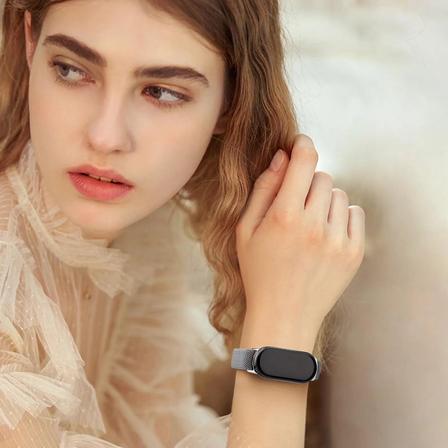 Tobfit pasek do Xiaomi Smartband 10/9/8 nylonowy zamiennik