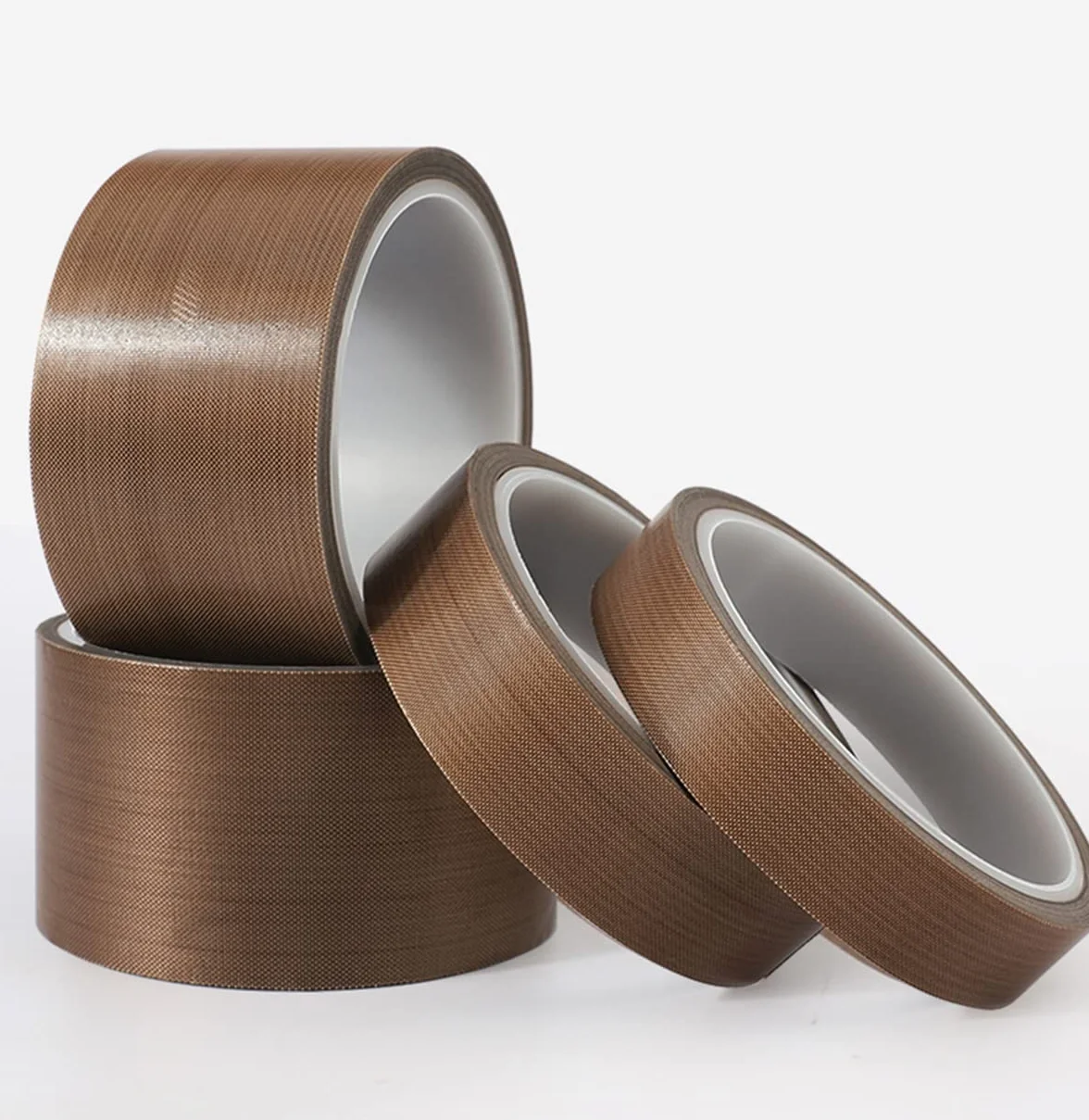 Qrity 2 rolki taśmy wysokotemperaturowej 10 mm x 10 m, taśma PTFE, klej wysokotemperaturowy, do zgrzewarek próżniowych i impulsowych, odporna na ciepło do 300℃