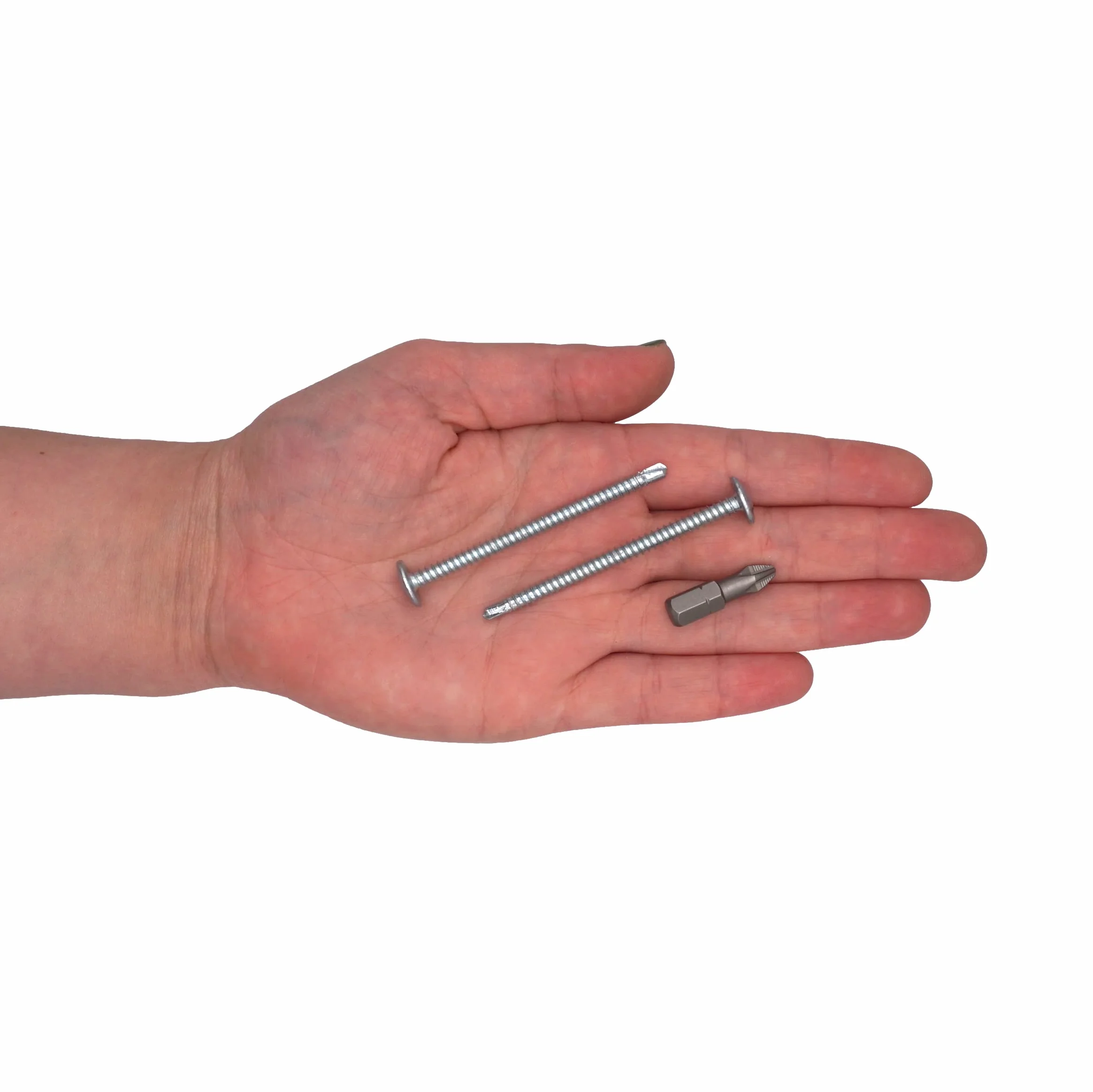 (opakowanie 150 szt.) Śruby ze stali ocynkowanej 4,2 x 60 mm, zmodyfikowana głowica kratownicy, śruba samogwintująca (150, 4,2 x 60 mm)