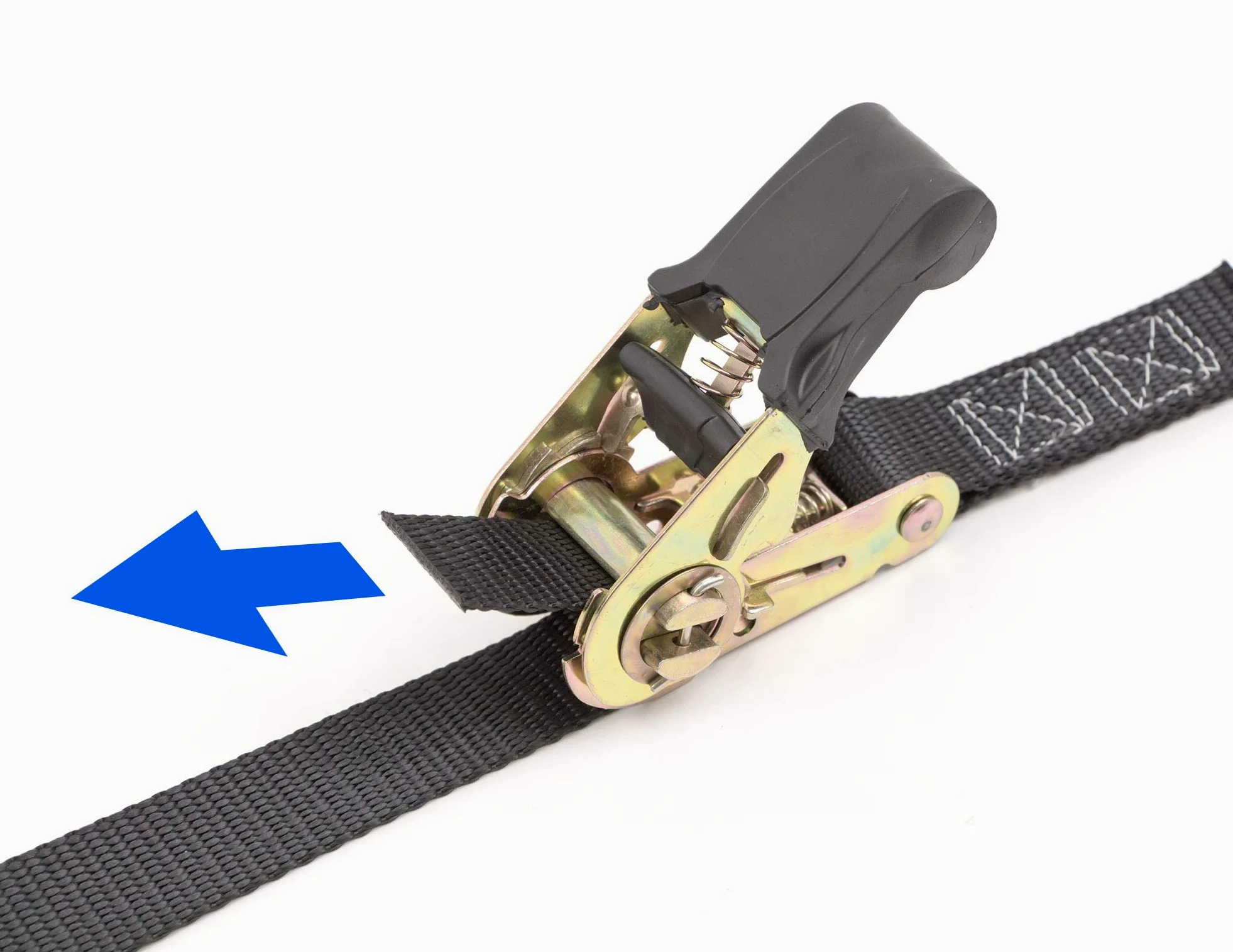 PowerTye Łatwa do uchwycenia lekka niekończąca się grzechotka 2,5 cm x 3 m (bez haczyków) – 180 kg. Limit obciążenia roboczego/0,5 kg. Wytrzymałość na rozerwanie – czarna, 2-pak